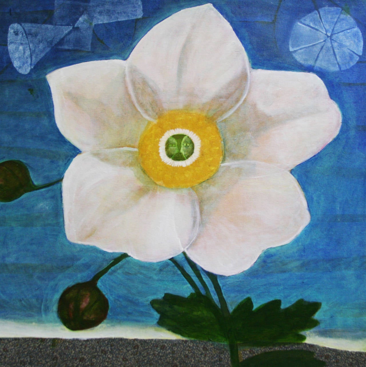 Donald Saaf Still-Life Painting - Self-Pollinating Flower II