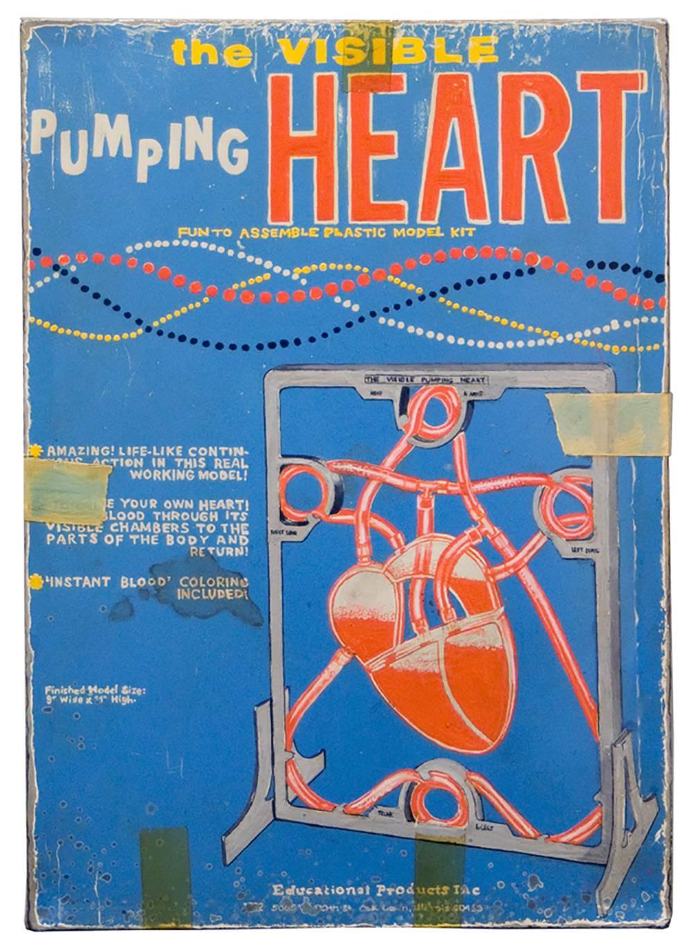 circa 1955 Pumping Heart - Mixed Media Art by Tim Liddy