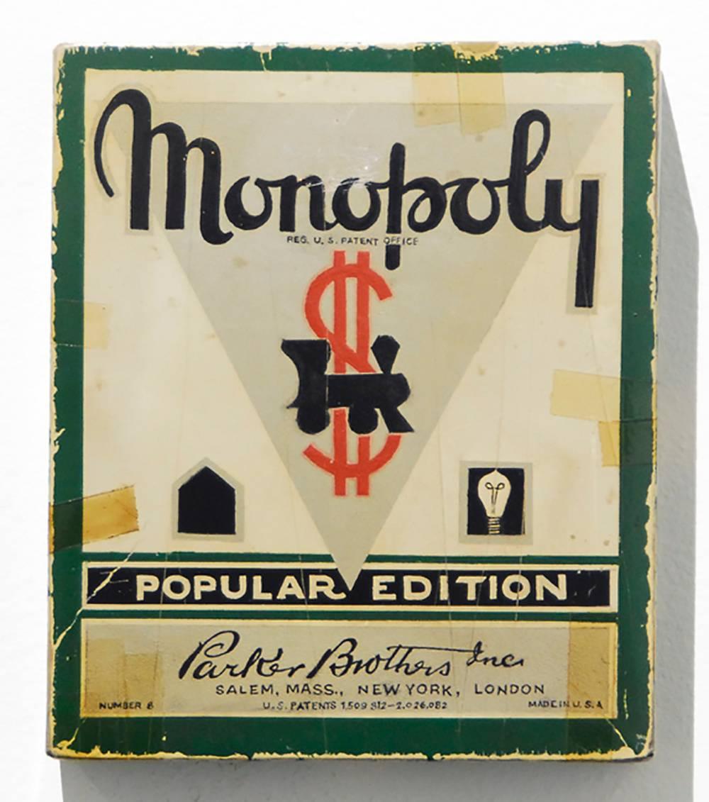 circa 1938 Monopoly - Mixed Media Art by Tim Liddy