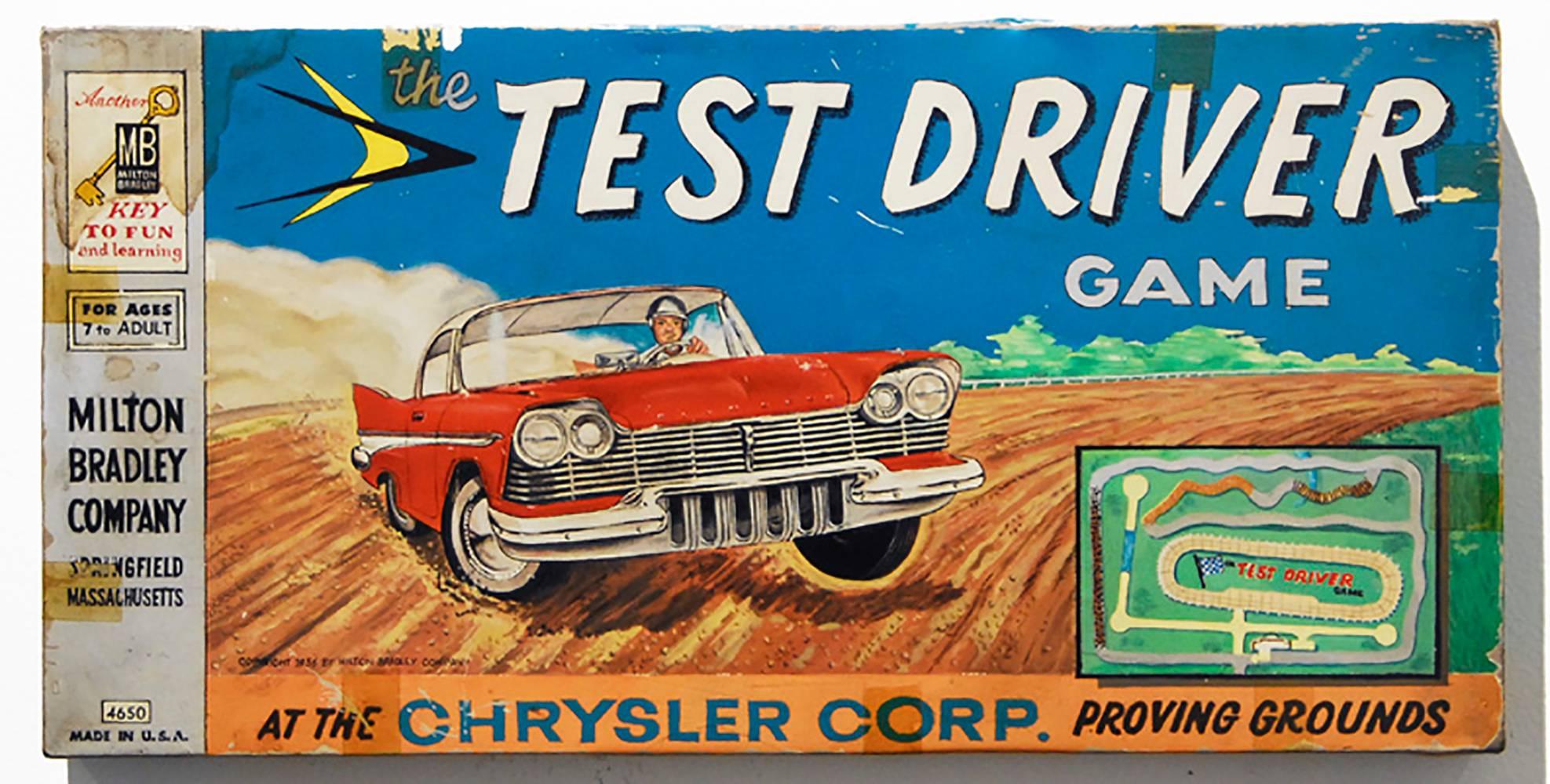 circa 1956 Test Driver - Mixed Media Art by Tim Liddy