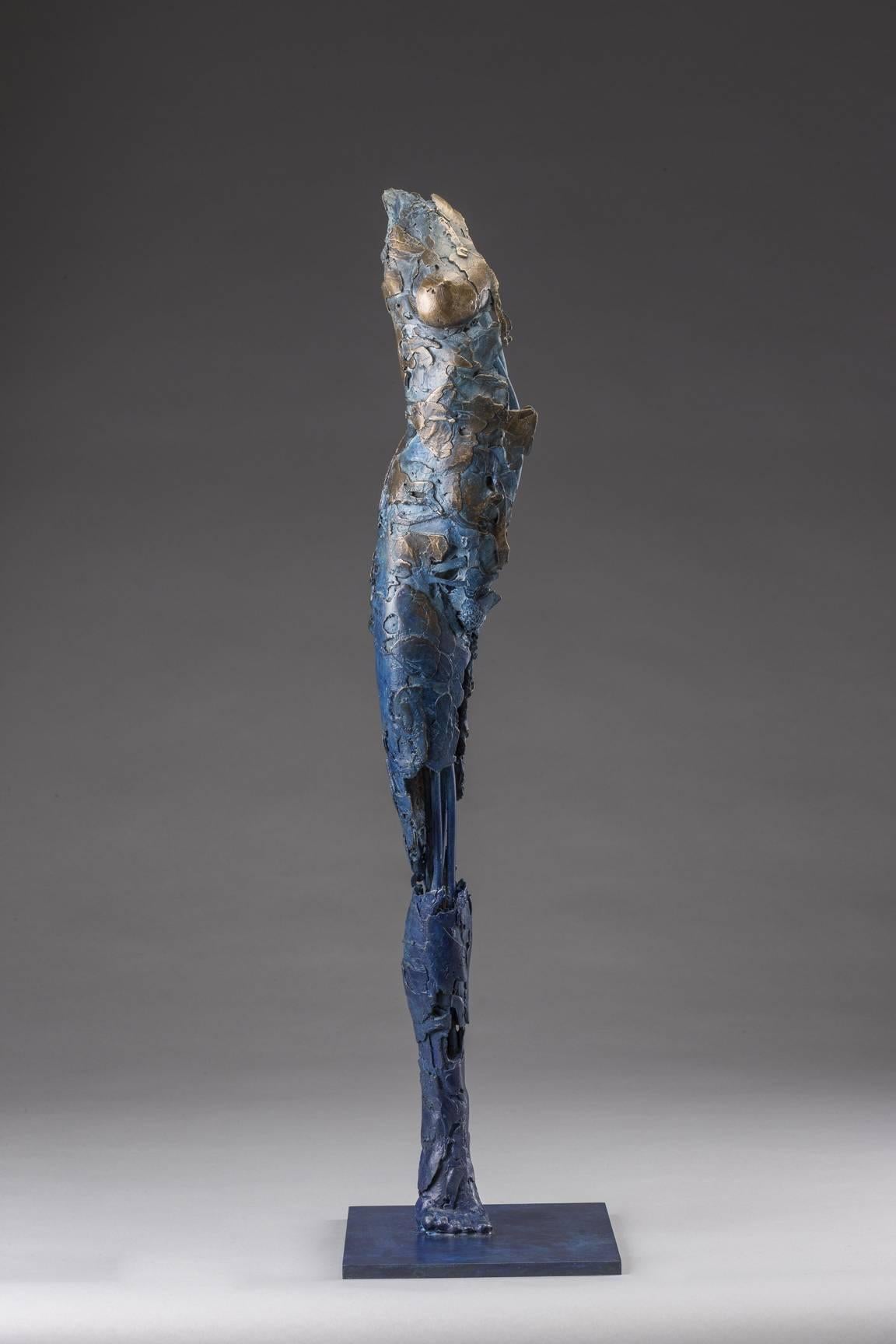 Blake Ward Figurative Sculpture - Ushabti Tefnet (Lunar Goddess of Water)