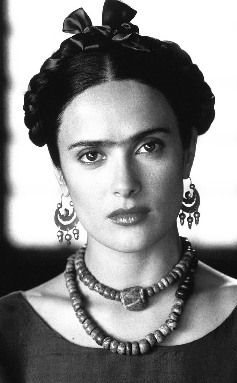 Peter Sorel Portrait Photograph - Salma Hayek as Frida
