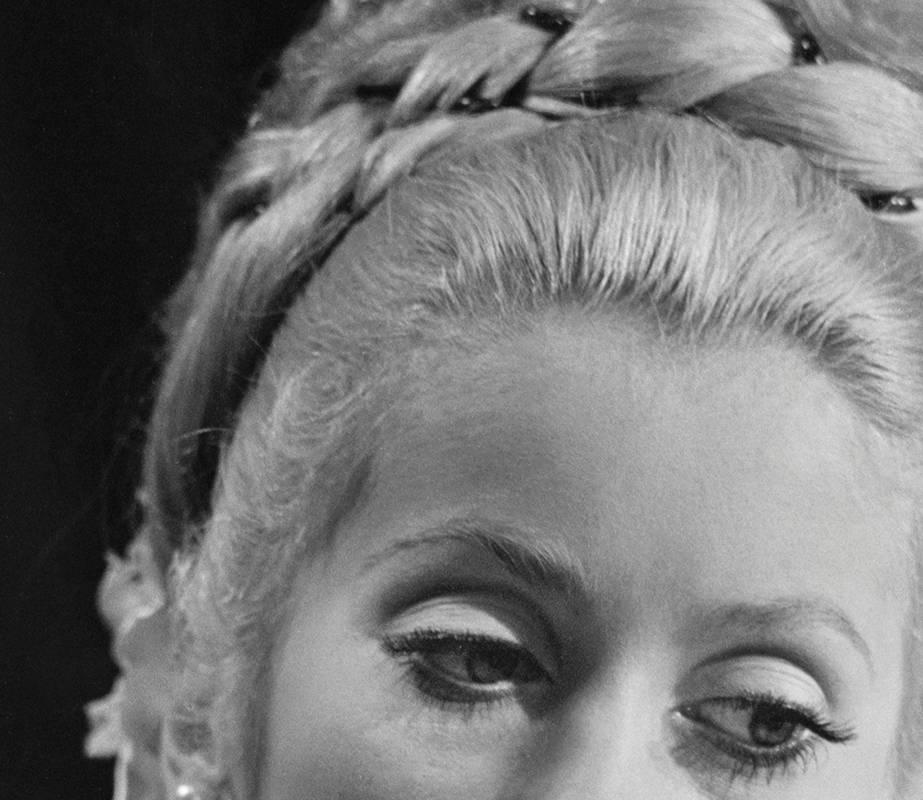 Catherine Deneuve en el plató de 
