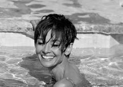 Audrey Hepburn in Pool, 1966 by Terry O'Neill
