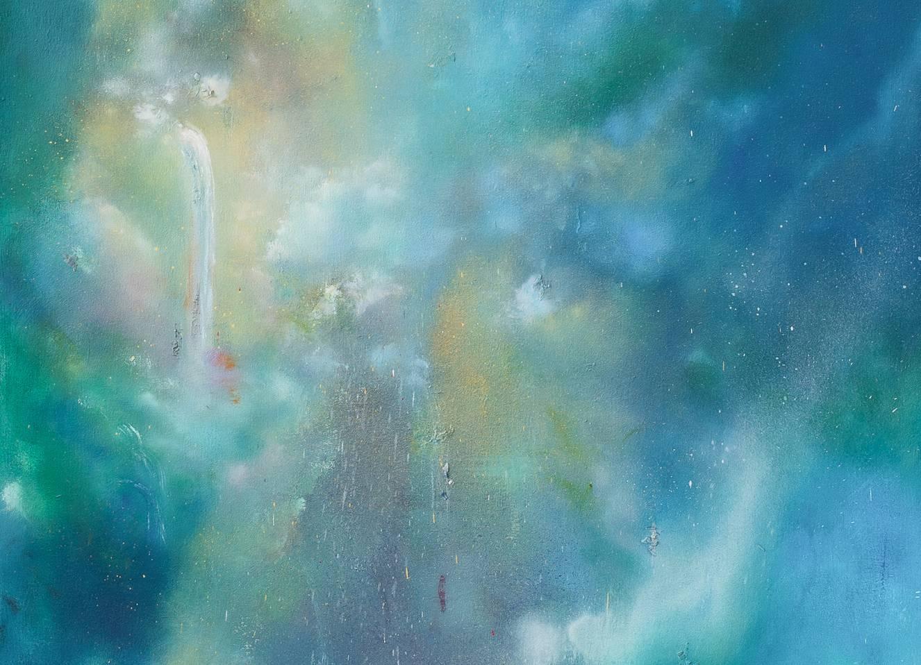 Cascada II - Painting Contemporáneo de Arica Hilton