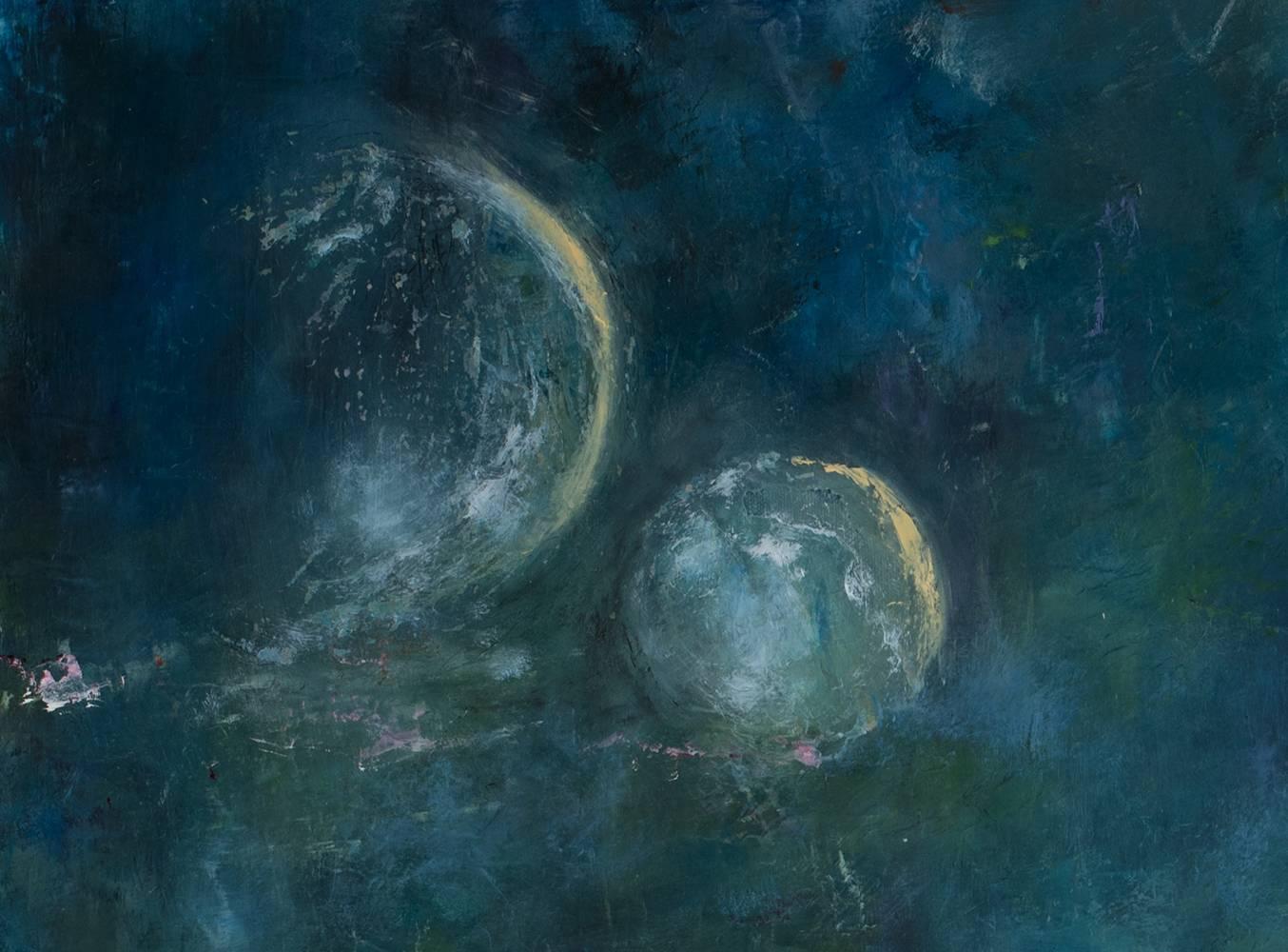 Water Worlds - Painting by Arica Hilton