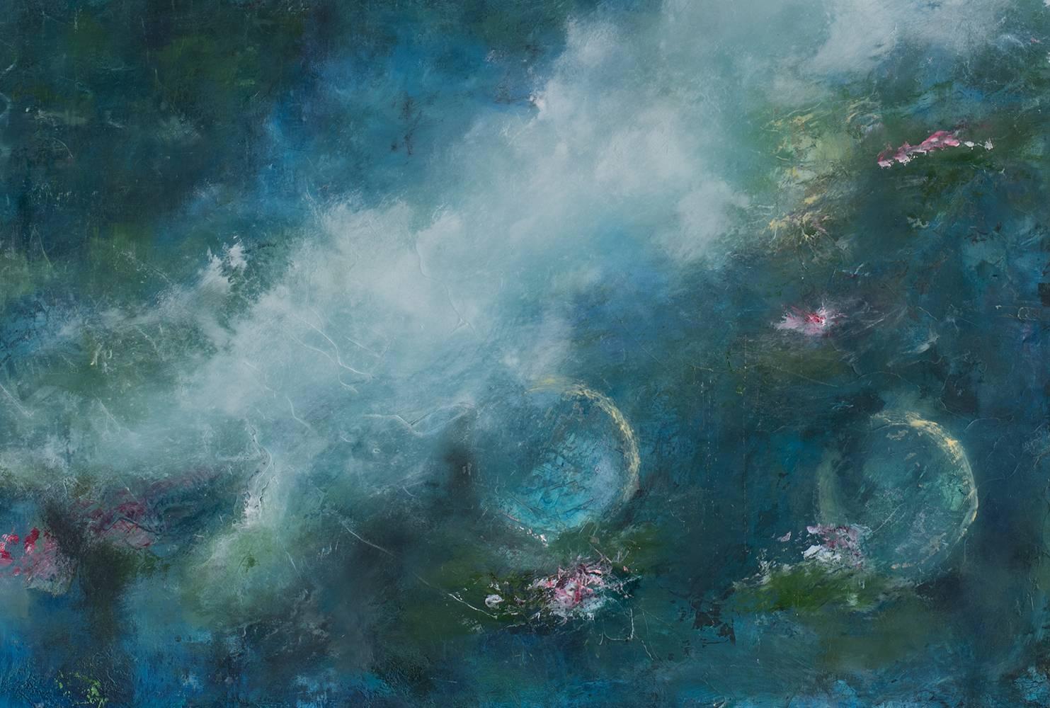 Water Worlds - Contemporary Painting by Arica Hilton