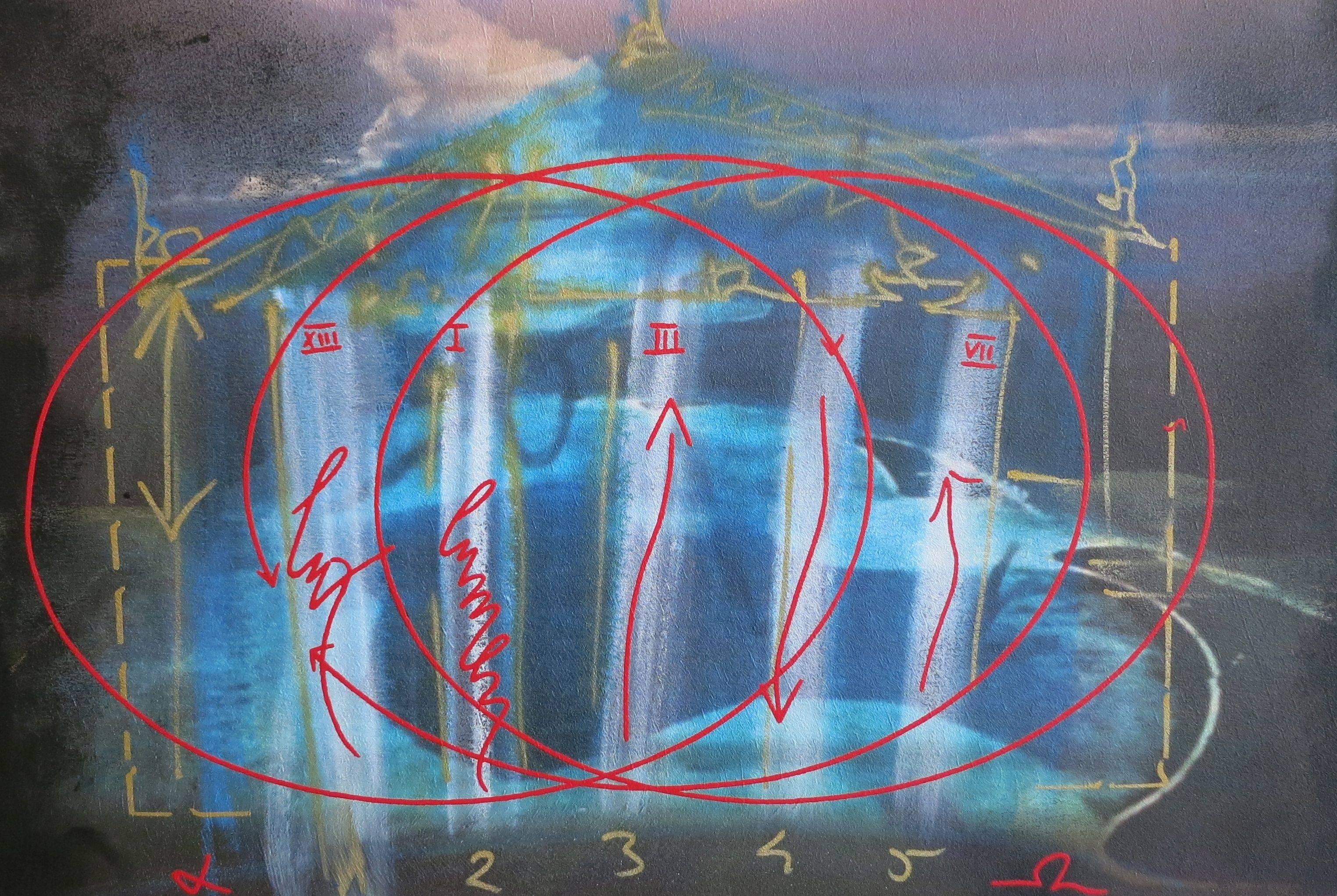 DIVINA NATURA Campo di luce 5 - Mixed Media Art di Marco Nereo Rotelli