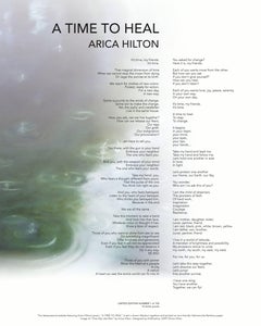 A TIME TO HEAL (Letterpress Broadside & Archival Pigment Print)