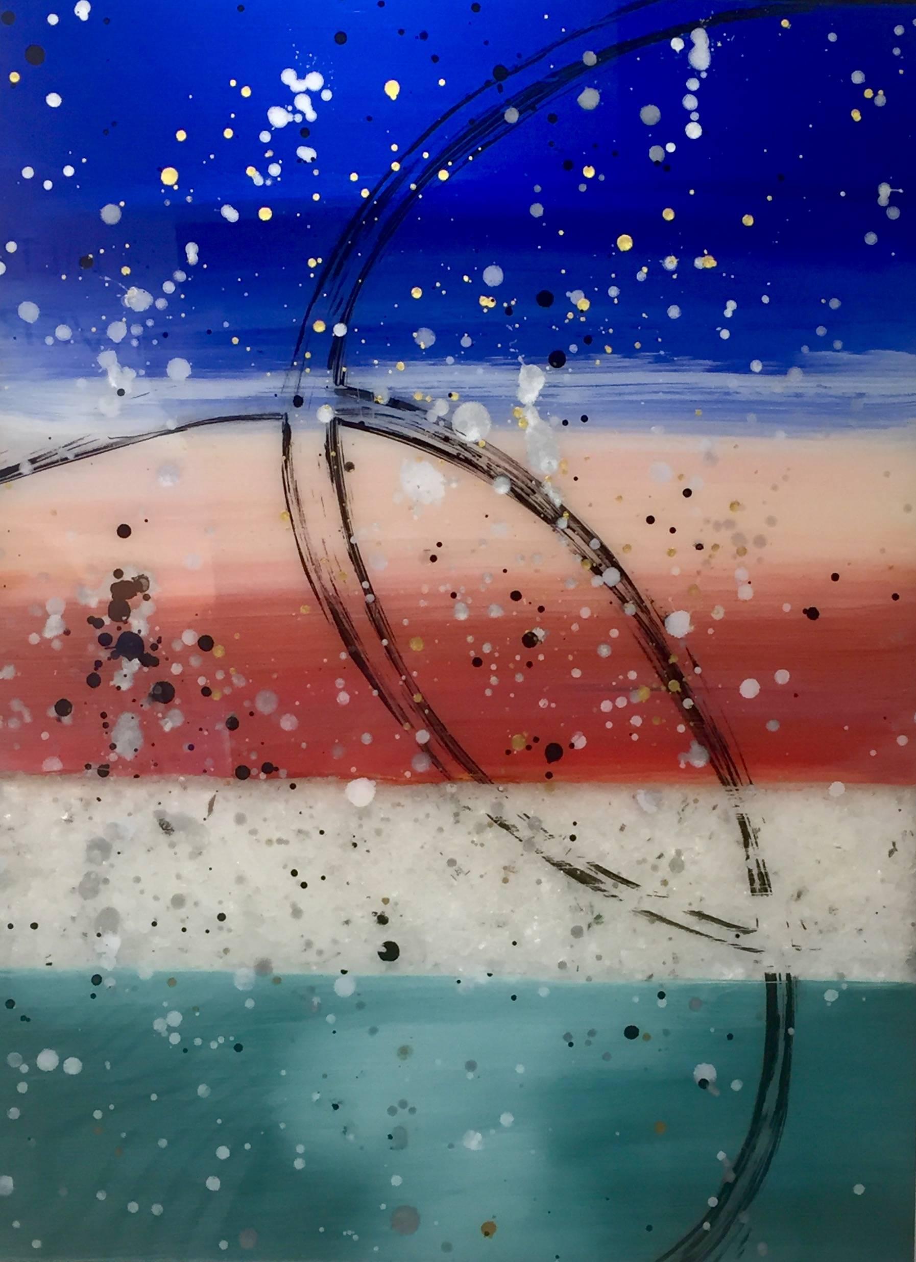Serenidad VII - Mixed Media Art de Arica Hilton