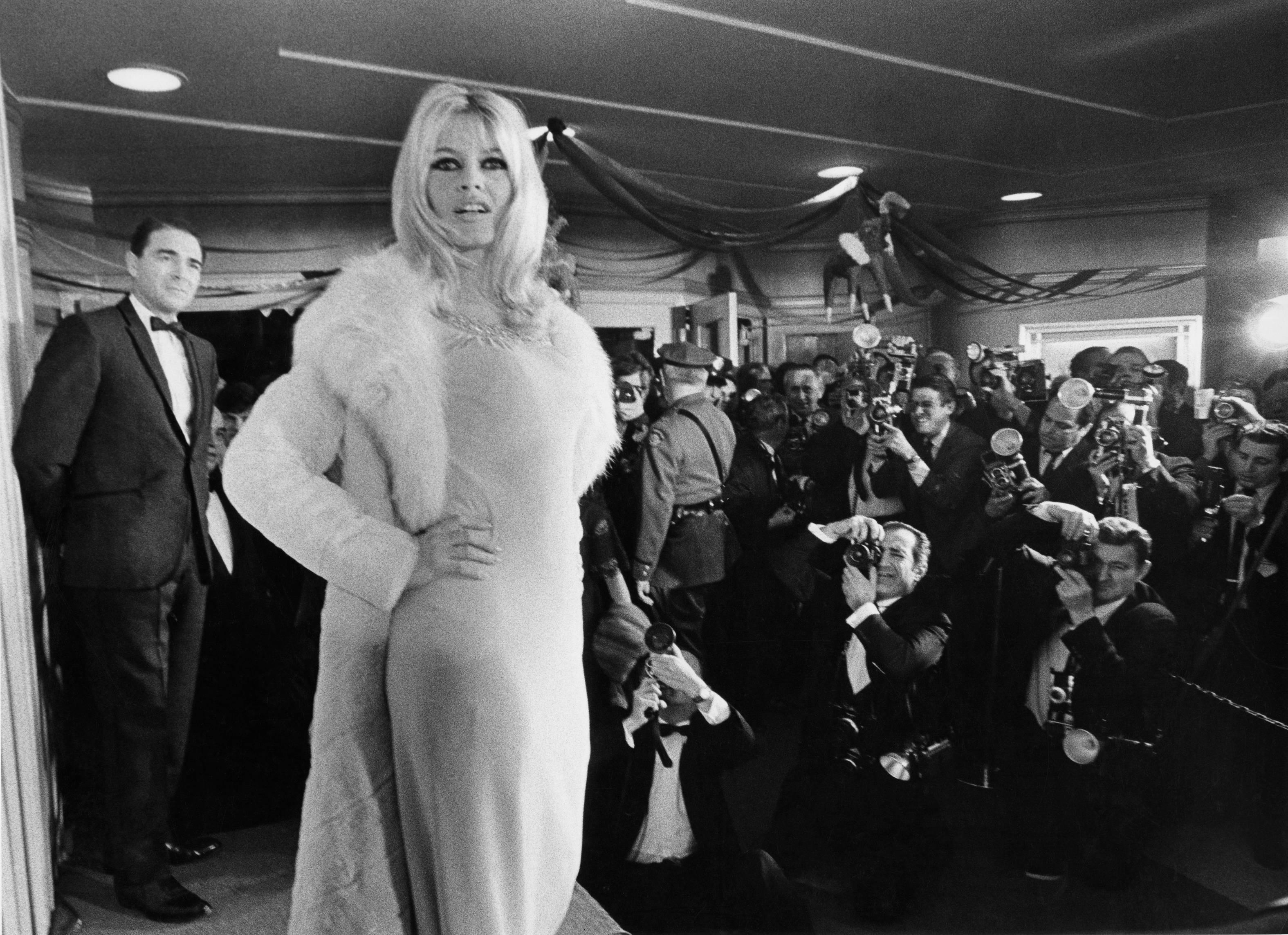 Julian Wasser Figurative Photograph - Brigitte Bardot in Westwood for Viva Maria!, 1965  