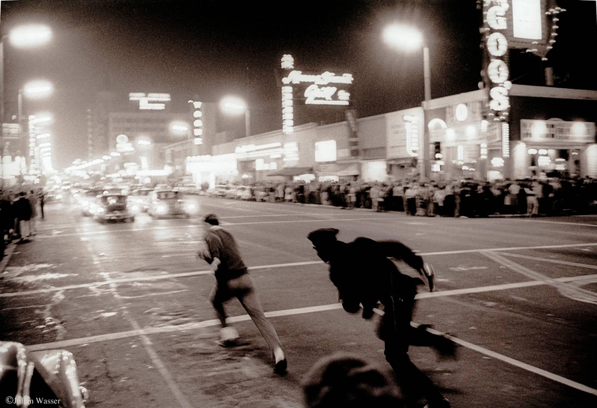 Polizia di Los Angeles su Hollywood Boulevard