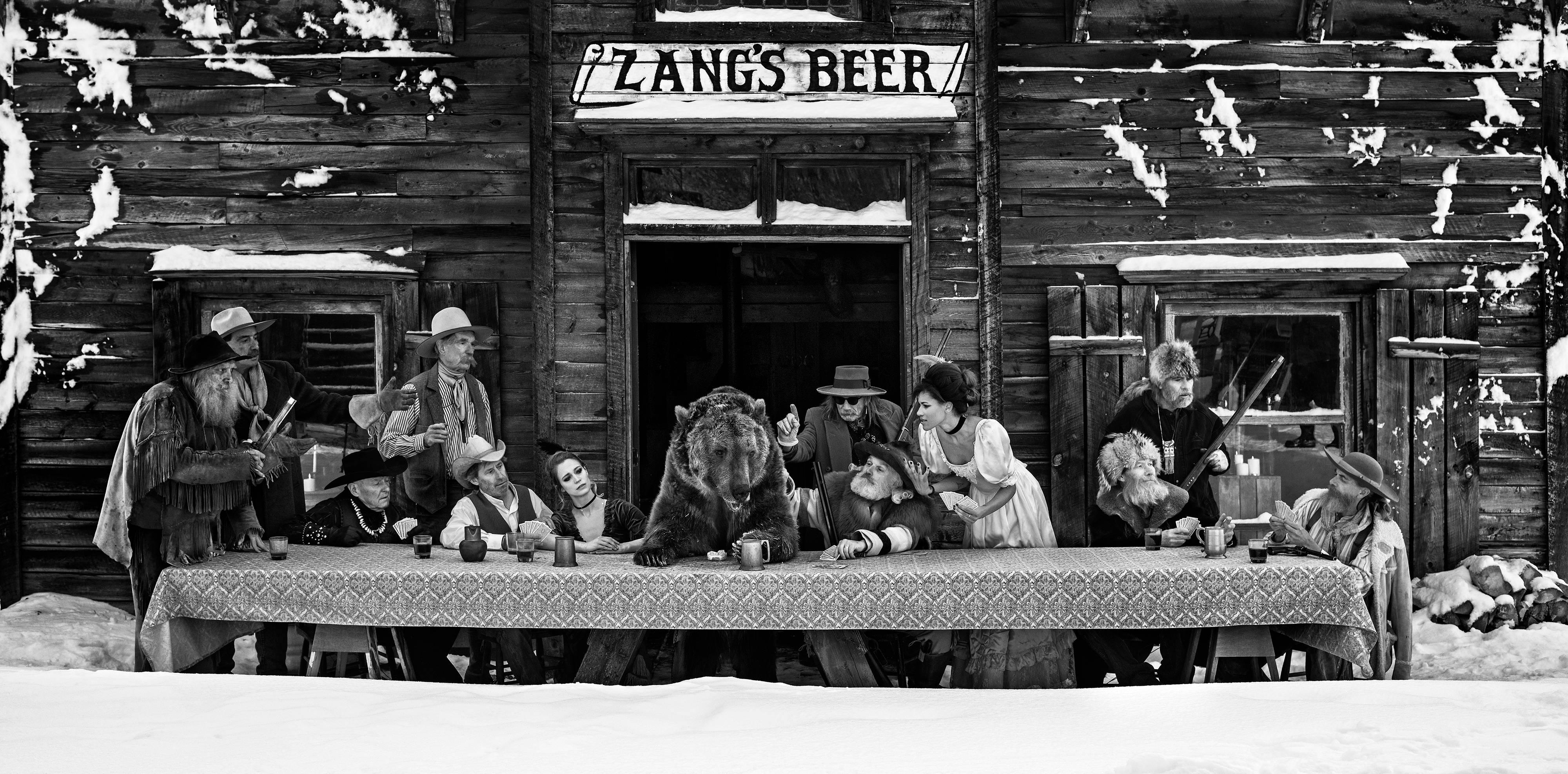 David Yarrow Black and White Photograph - The Last Supper  