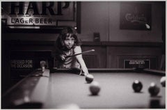 Used Fast Eddie by Zack Whitford - Girl playing pool in Santa Monica