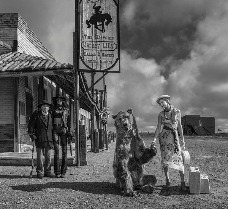 David Yarrow Black and White Photograph - Jersey Lilly