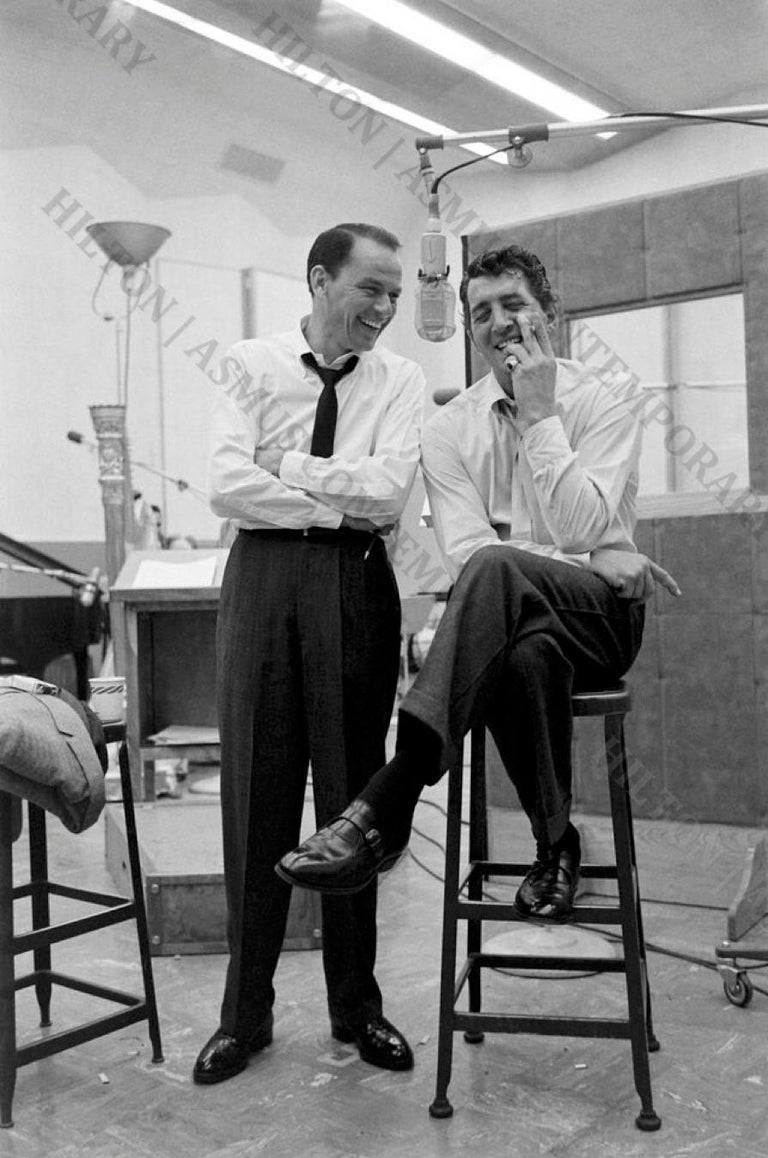Allan Grant Black and White Photograph - Frank Sinatra and Dean Martin - Best of Friends