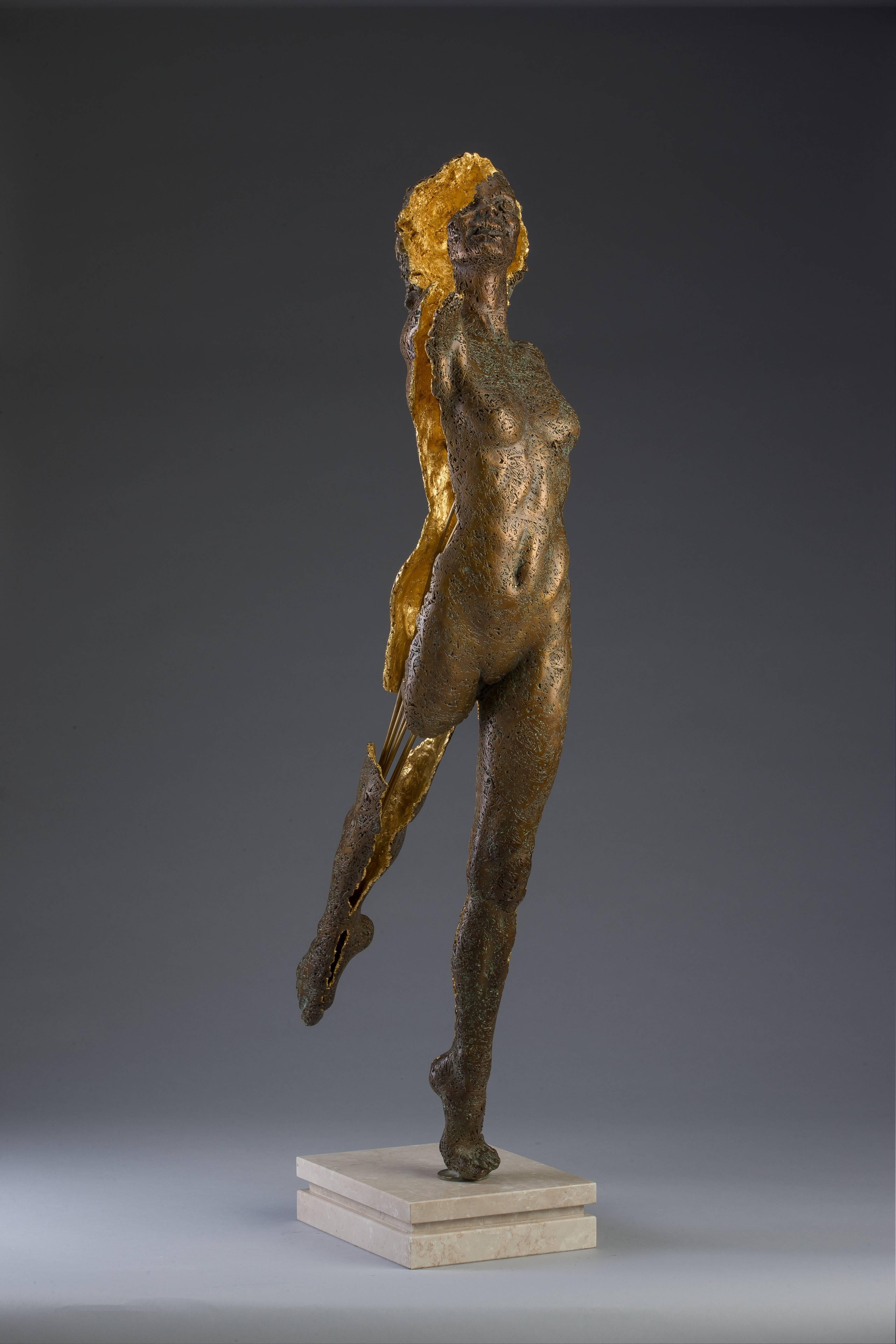 Fantasma Zella (La sombra fantasma) - Sculpture Contemporáneo de Blake Ward