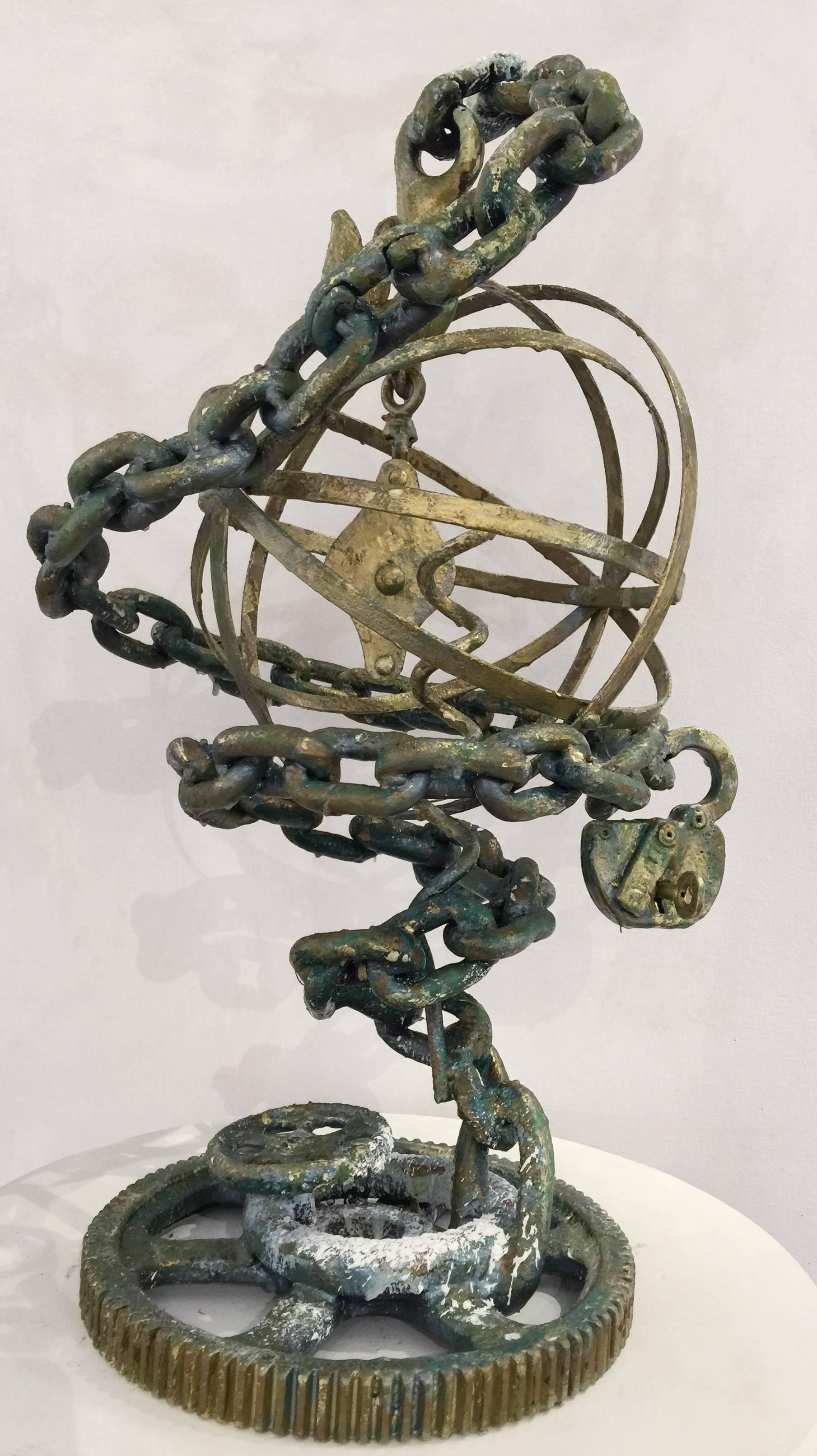 Abstract Sculpture Terry Poulos - Vortex d'Archimède