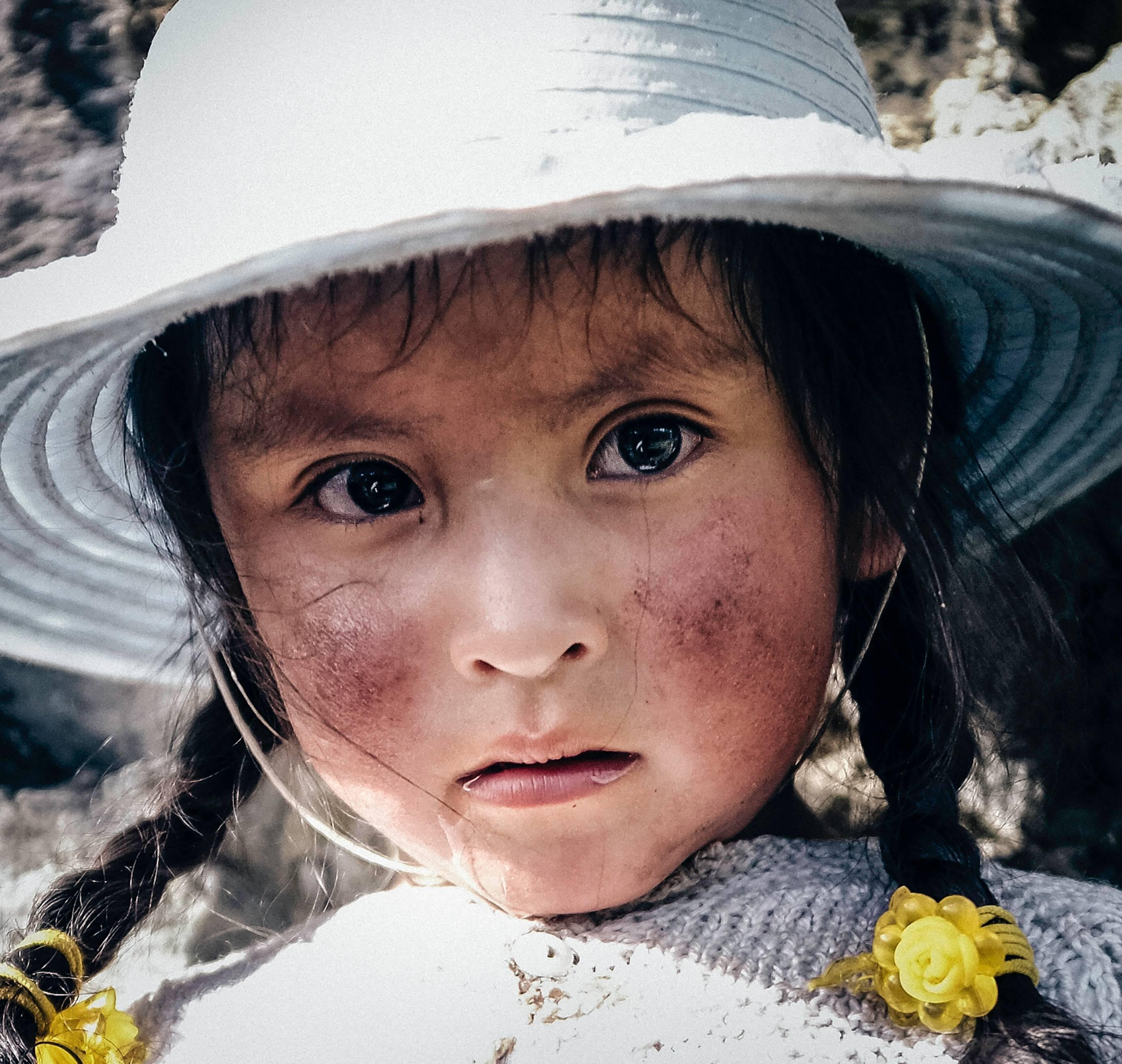 Quechuan Girl by Zack Whitford - Contemporary Portrait Photography For Sale 1