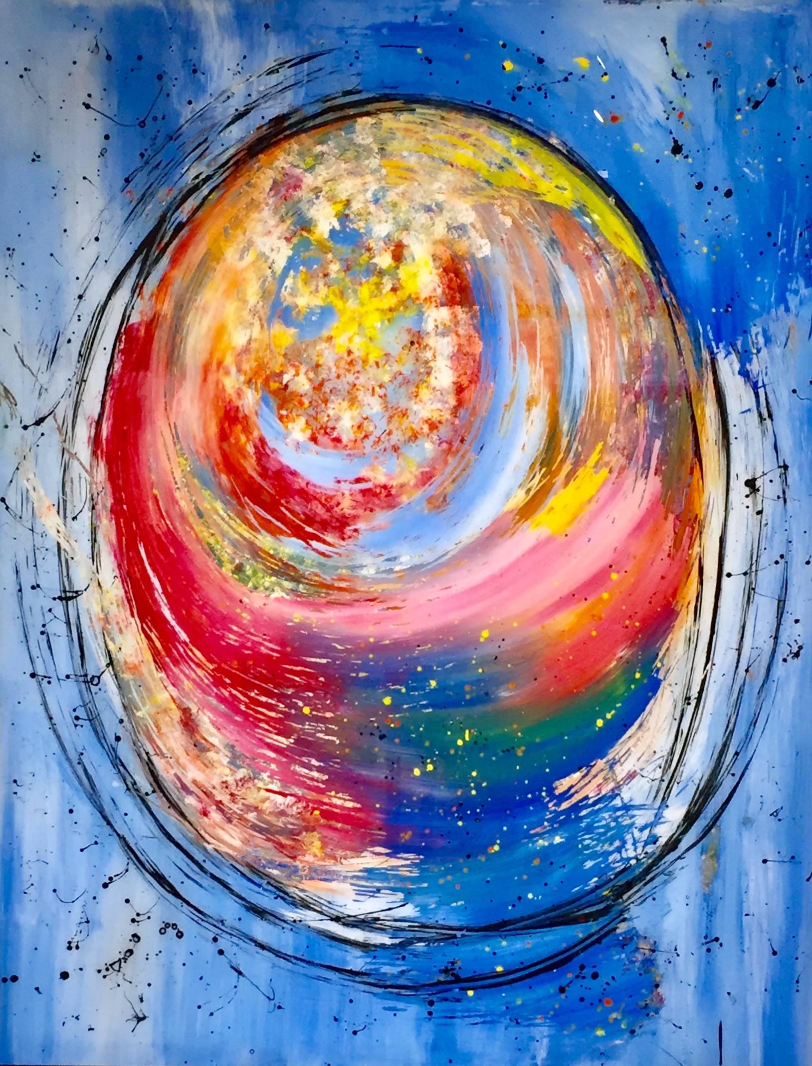 Arica Hilton Abstract Painting - MULTIVERSE I