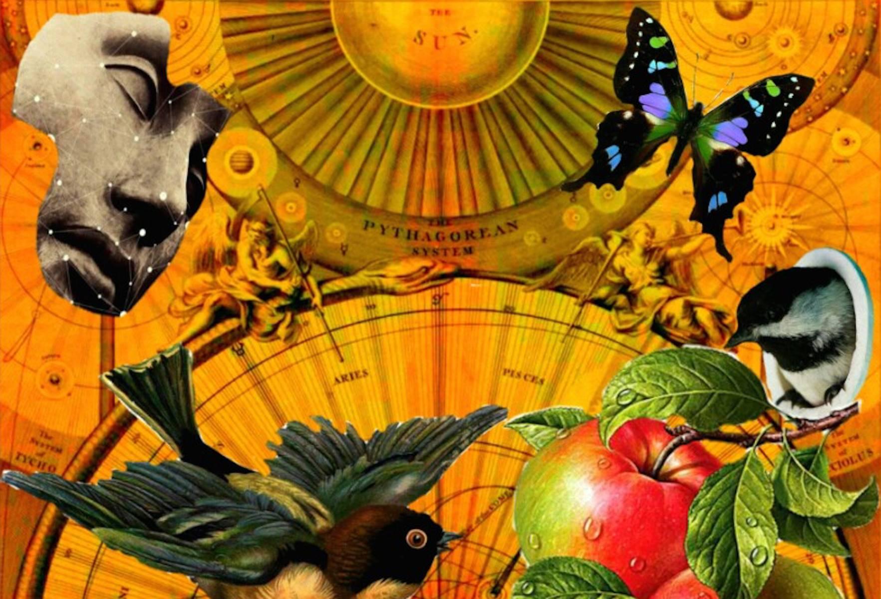 Mele in autunno - Mixed Media Art Contemporaneo di Robert Fleischman