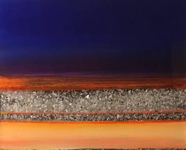 Multiverse Sunset - Contemporary Mixed Media Art by Arica Hilton