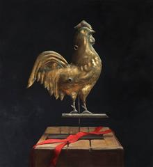 Small Antique Rooster Weathervane