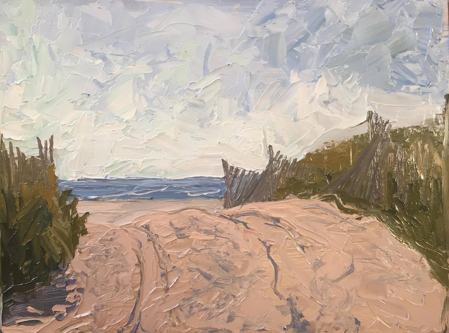 Benjamin Lussier Landscape Painting - Sagg Main Dunes