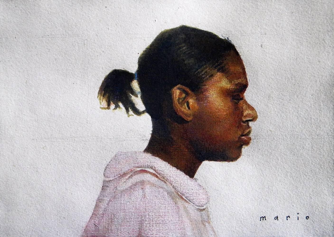 Mario Robinson Portrait - Plum