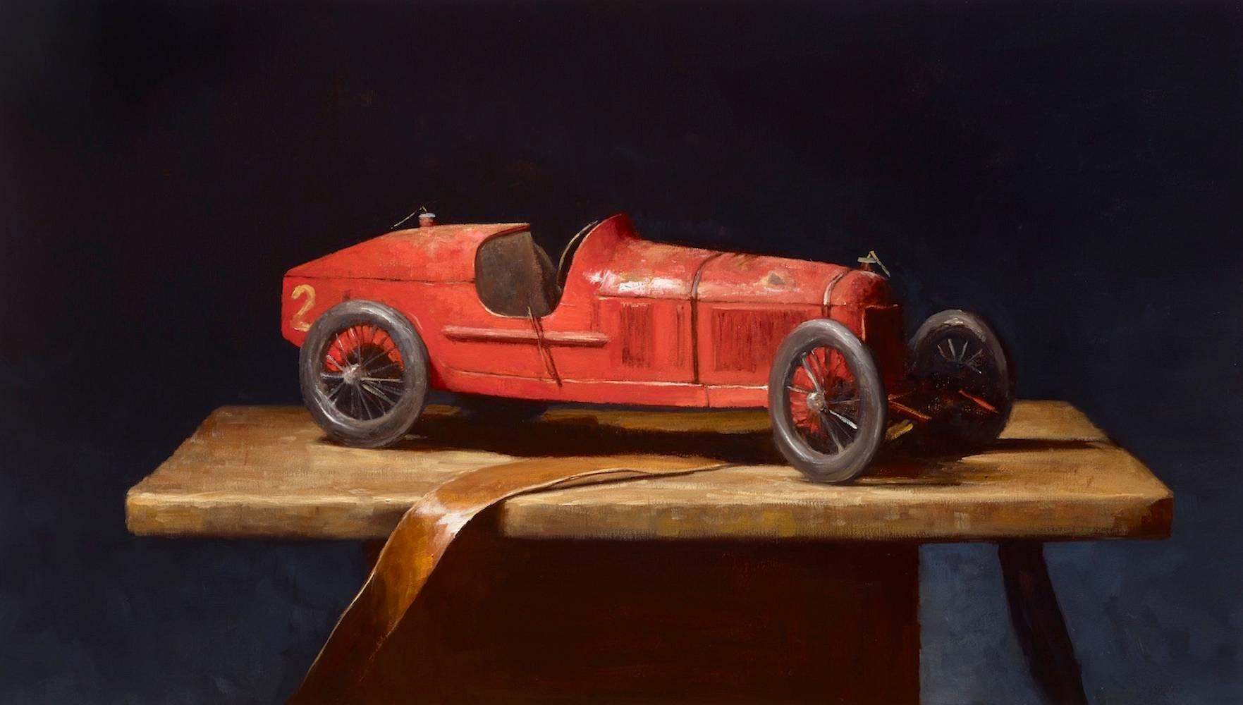 Sarah Lamb Still-Life Painting - Antique Alfa Romeo