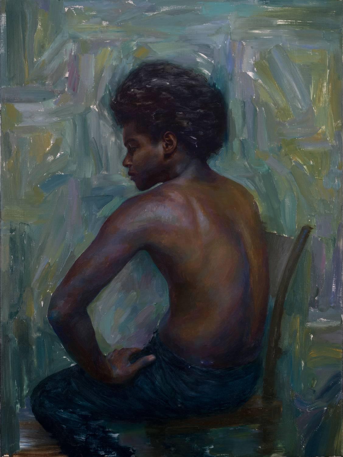 Irvin Rodriguez Figurative Painting - A Clean Slate, Ode to Private Gordon 1863