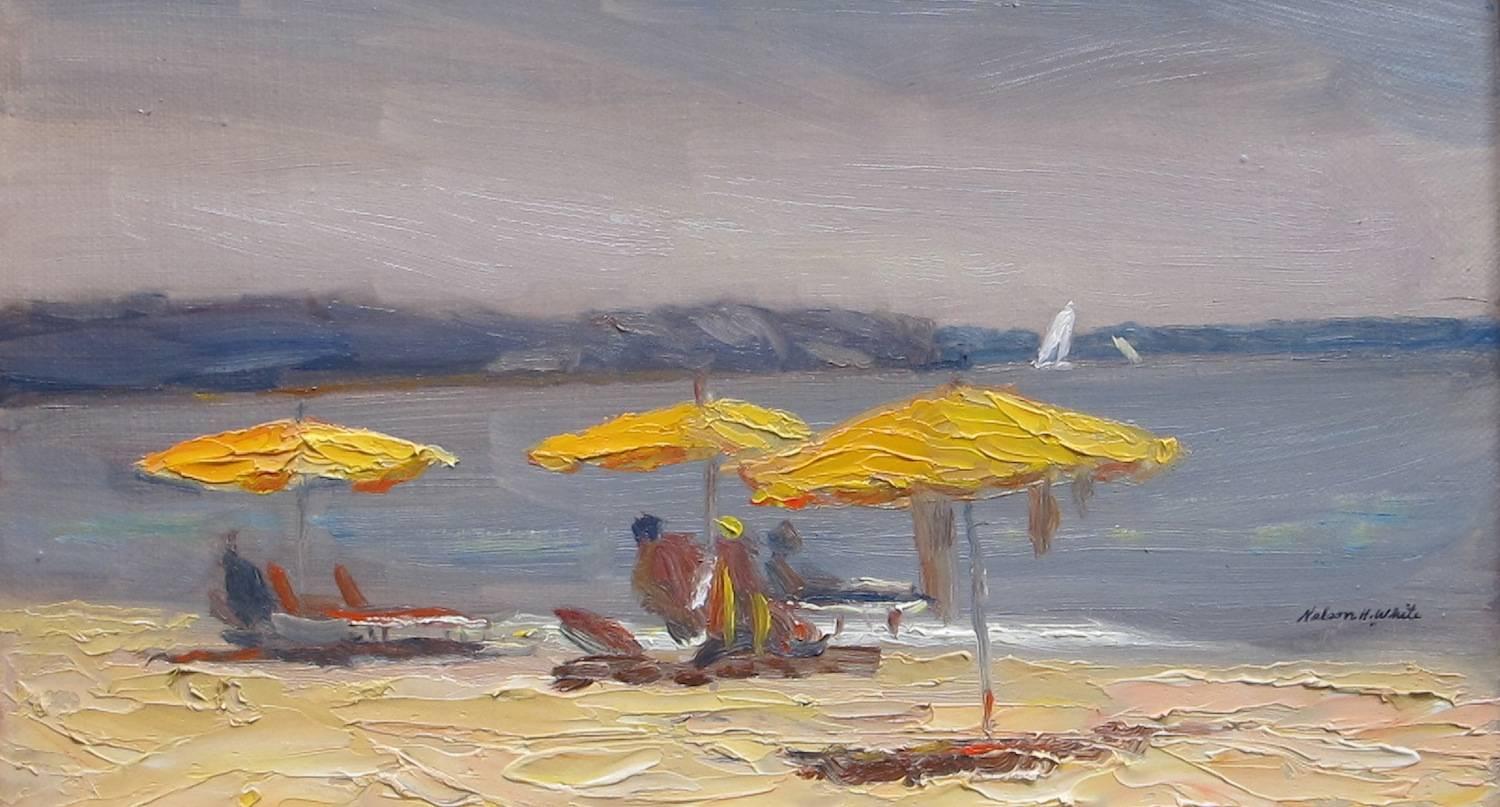 Nelson H. White Landscape Painting - Crescent Beach