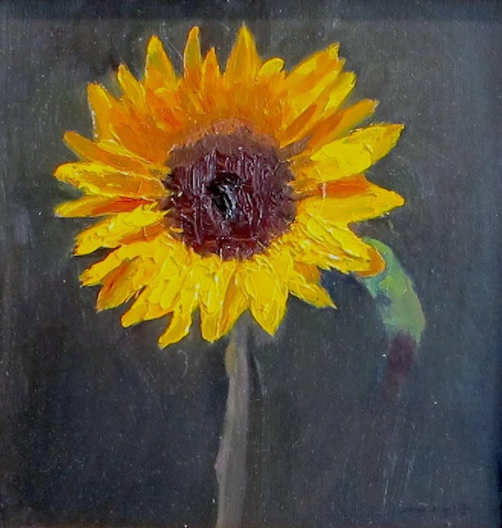 Nelson H. White Still-Life Painting - The Sunflower