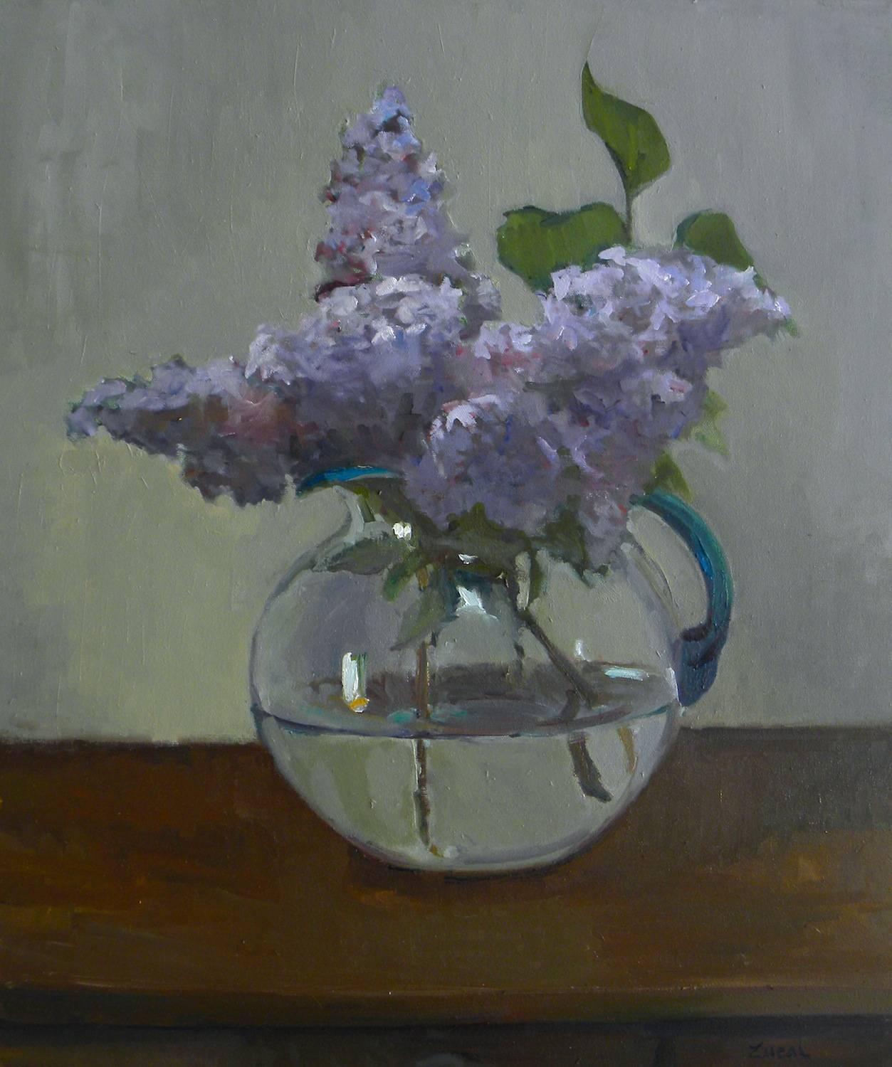 Maryann Lucas Still-Life Painting - Lilacs