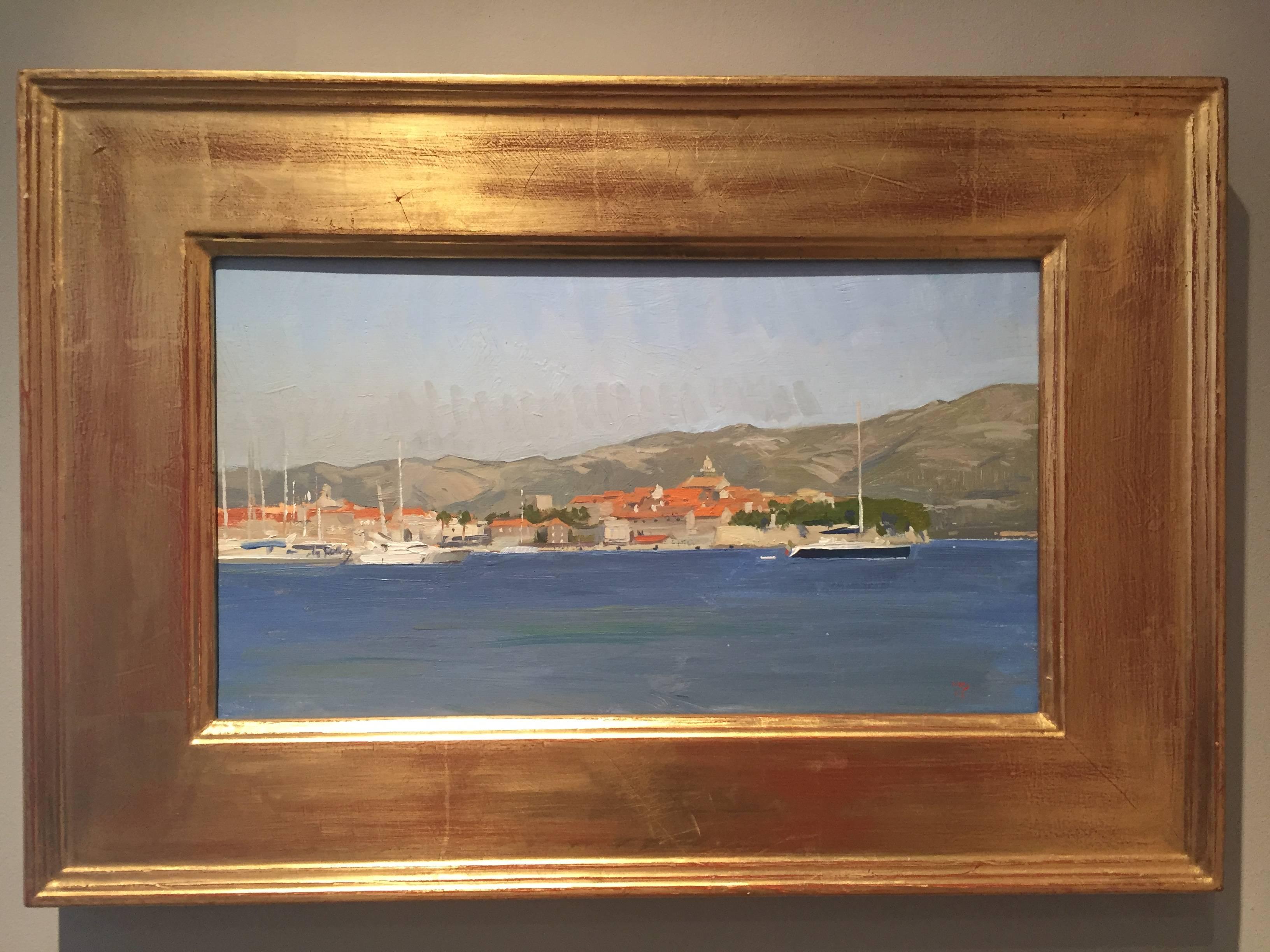 Korcula - Painting by Marc Dalessio