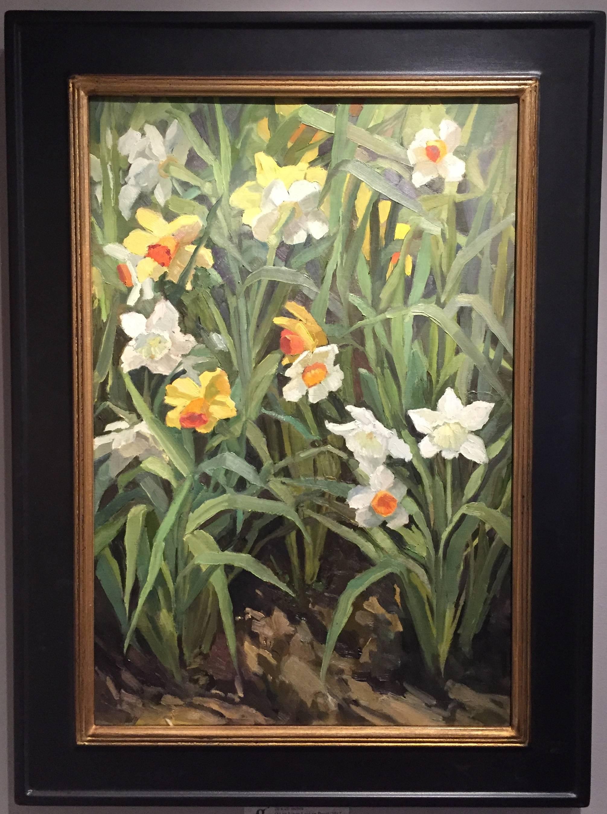 Daffodil Dream - Painting by Edwina Lucas