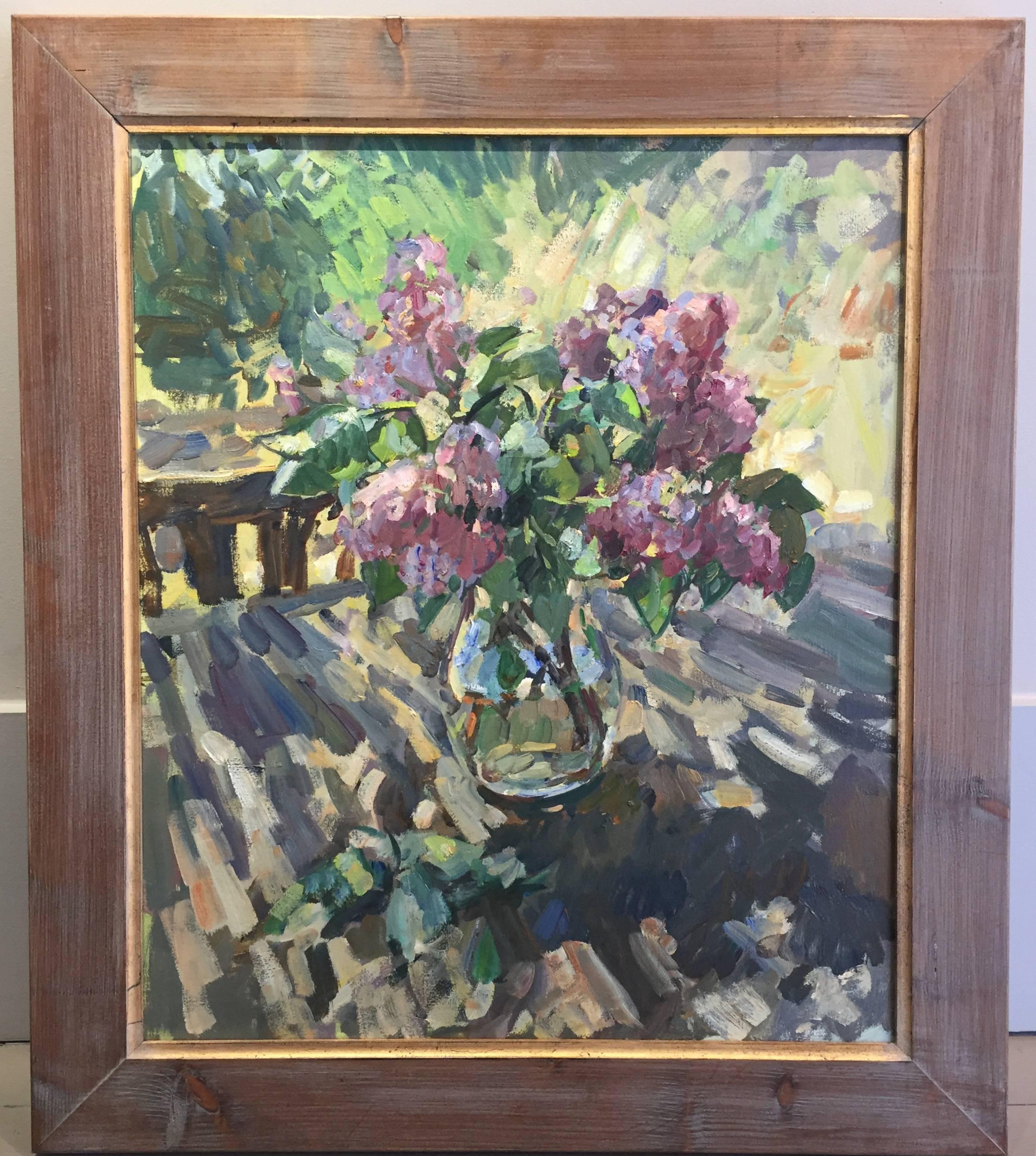 Lilacs - Painting by Ben Fenske