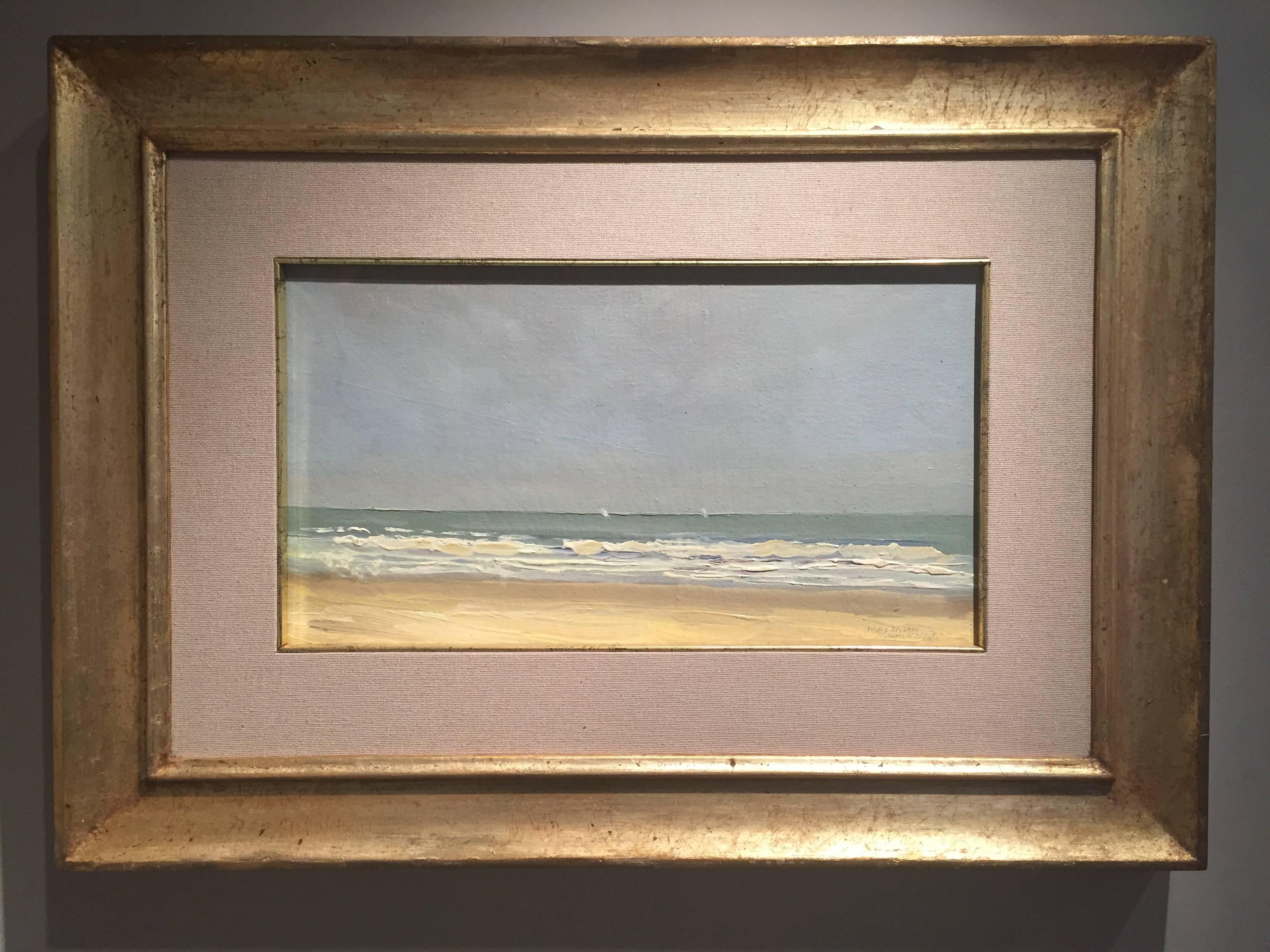 Sea and Sky, Tonfano Italy - Painting by Nelson H. White