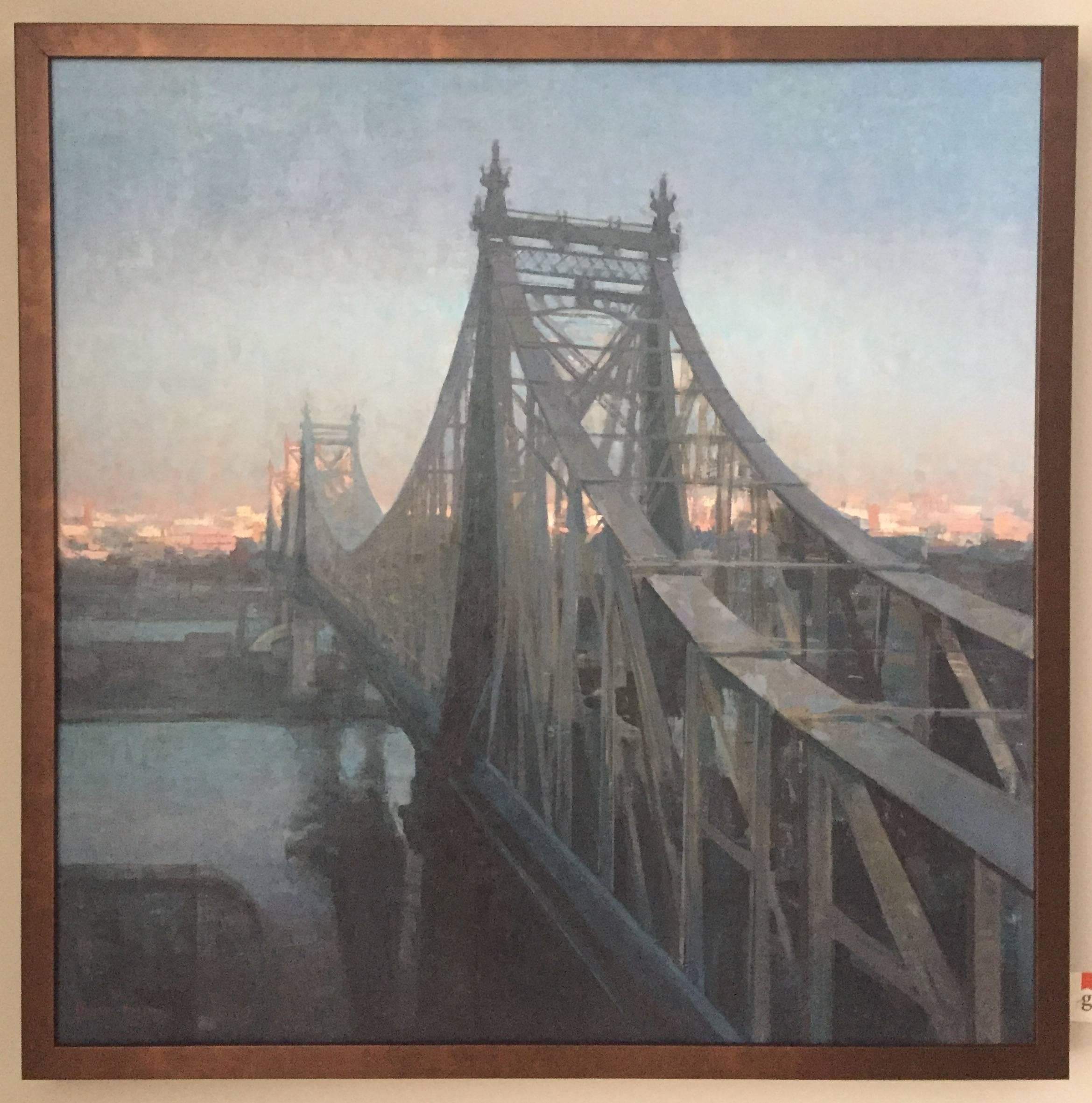 Queensboro - Painting by Stephen Bauman