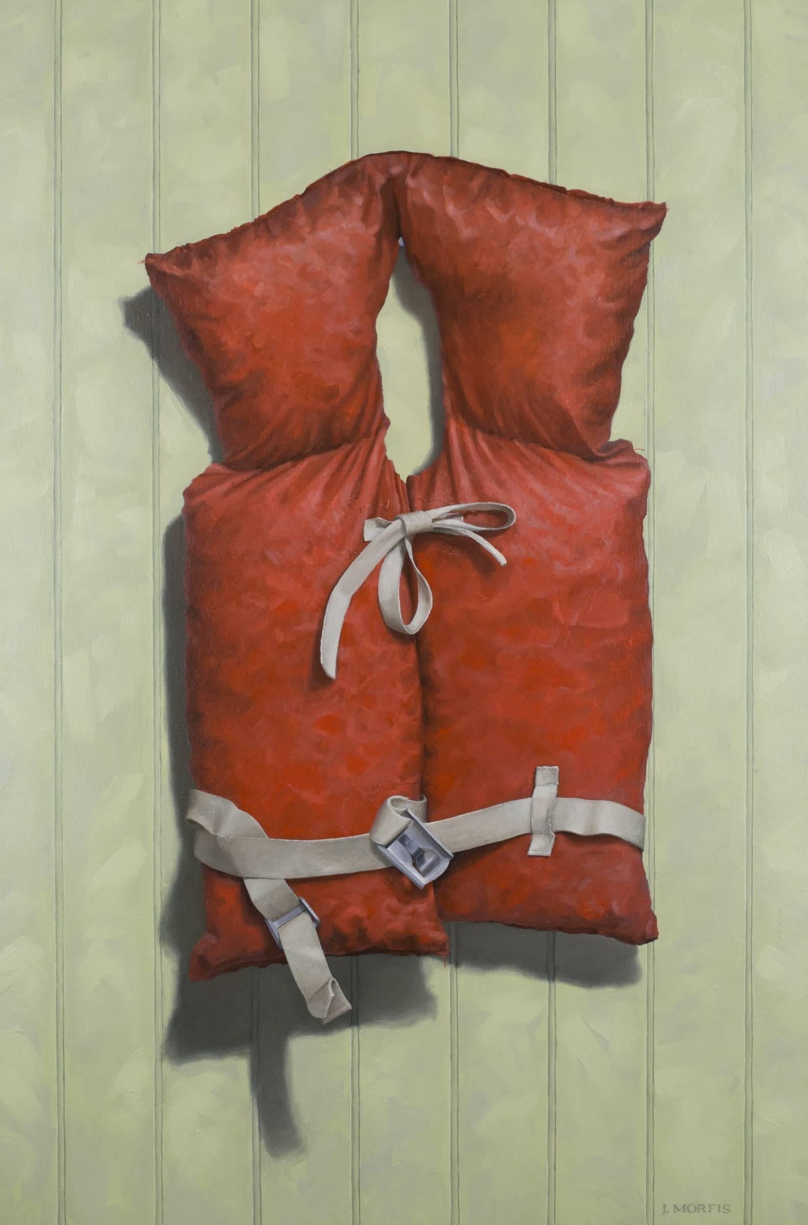 John Morfis Still-Life Painting - My Childhood Life Jacket