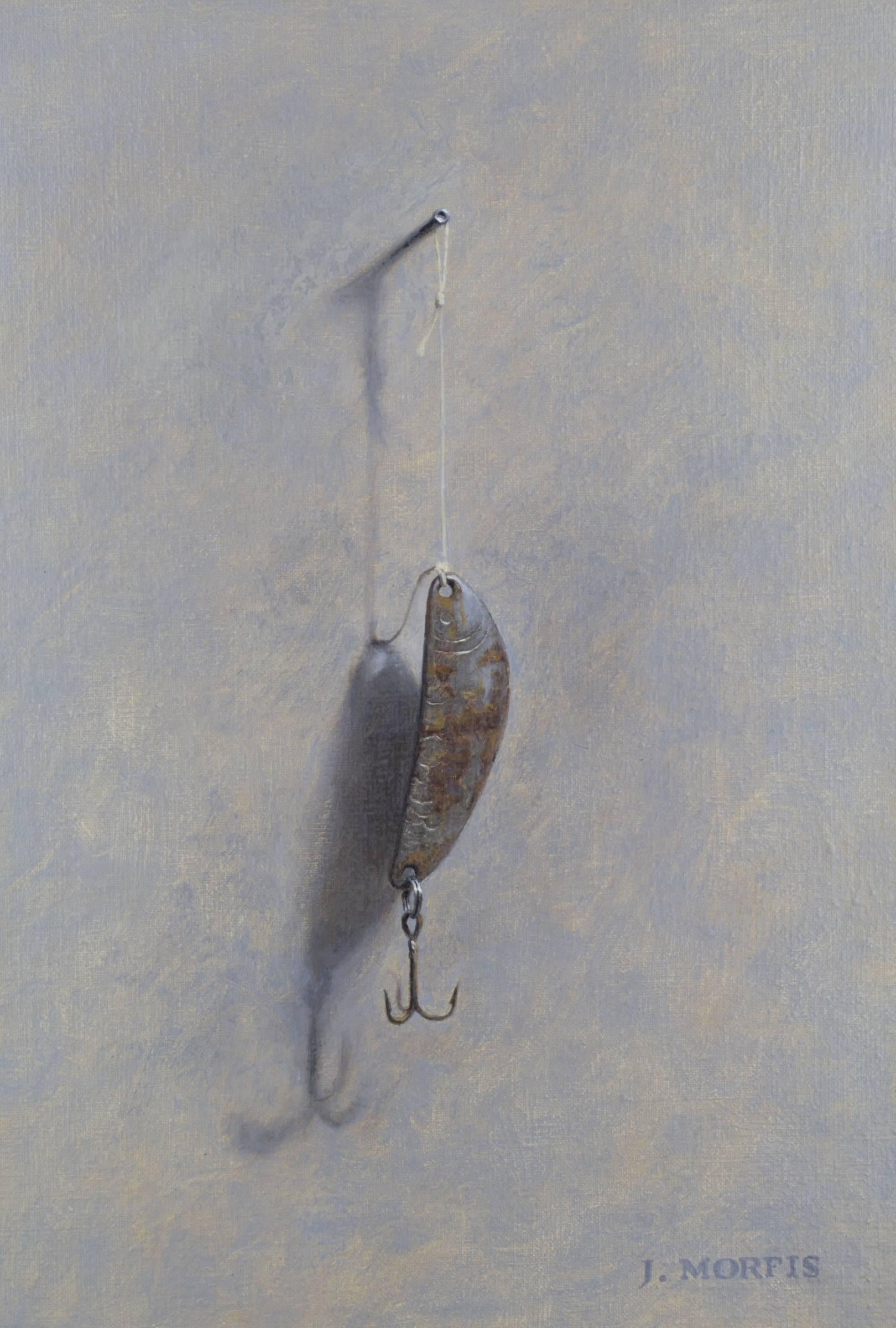 John Morfis Still-Life Painting - Rusty Snapper Lure