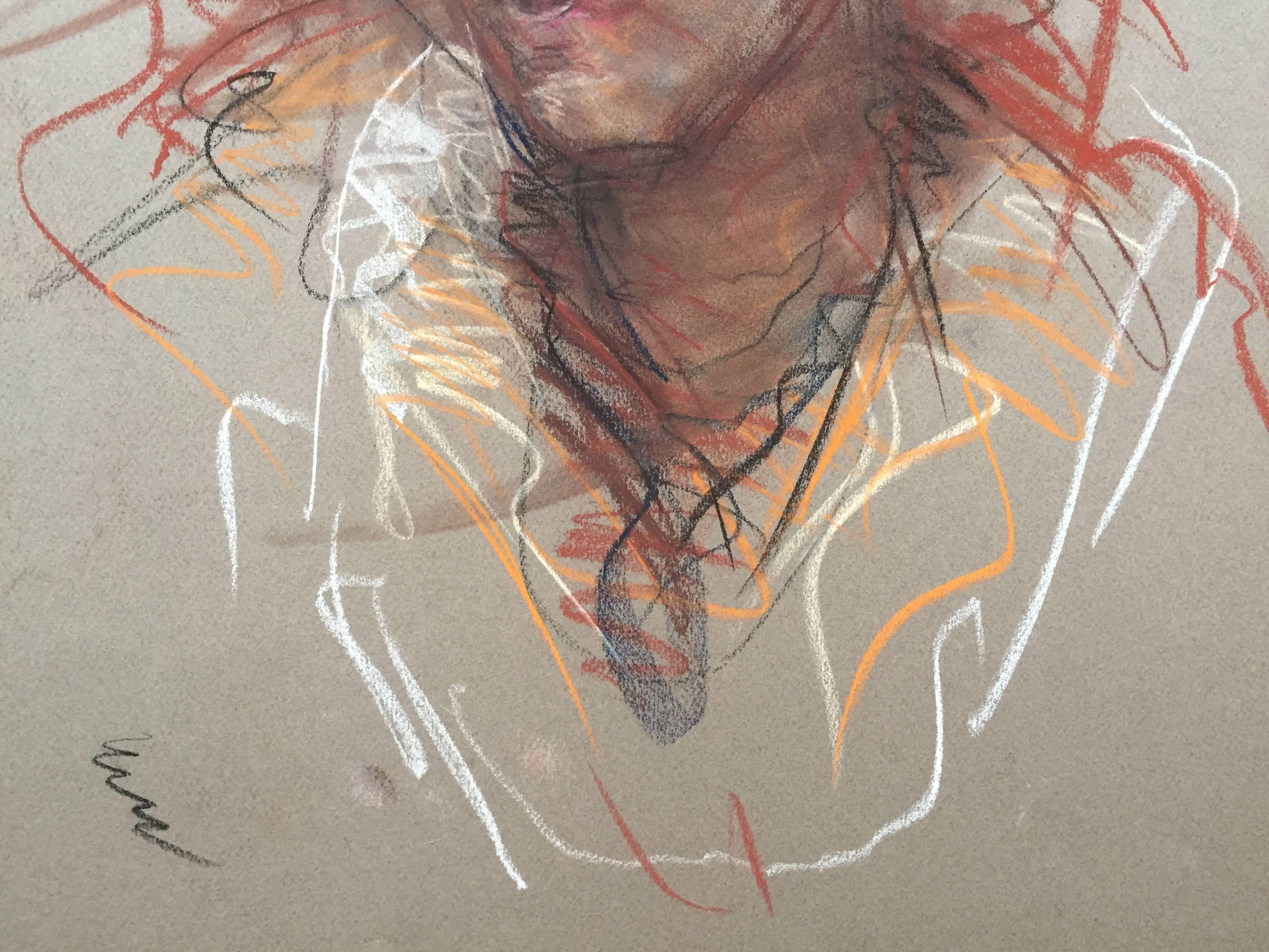 female portrait drawing