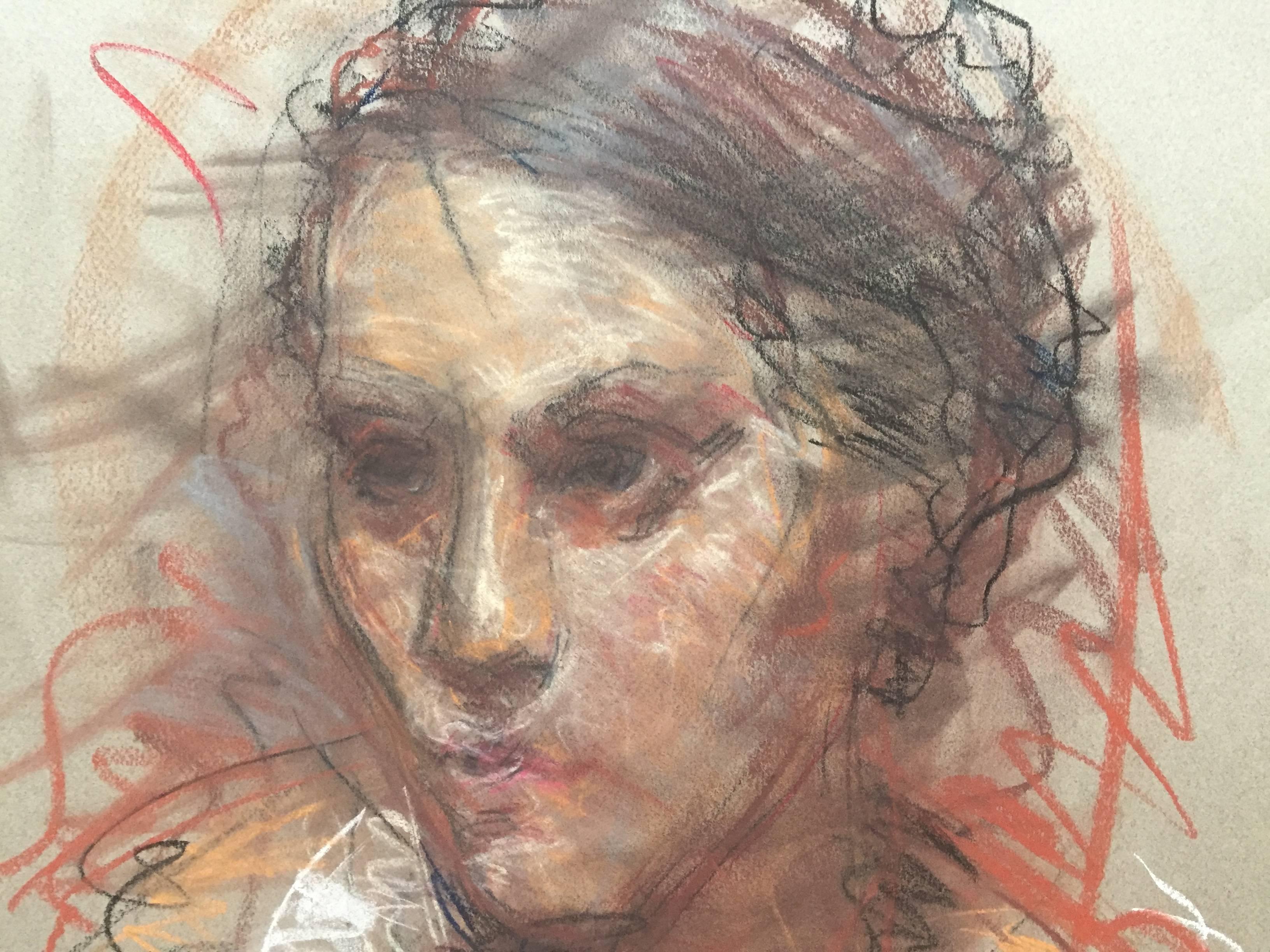 Female Portrait Sketch #2 - Academic Art by Ben Fenske