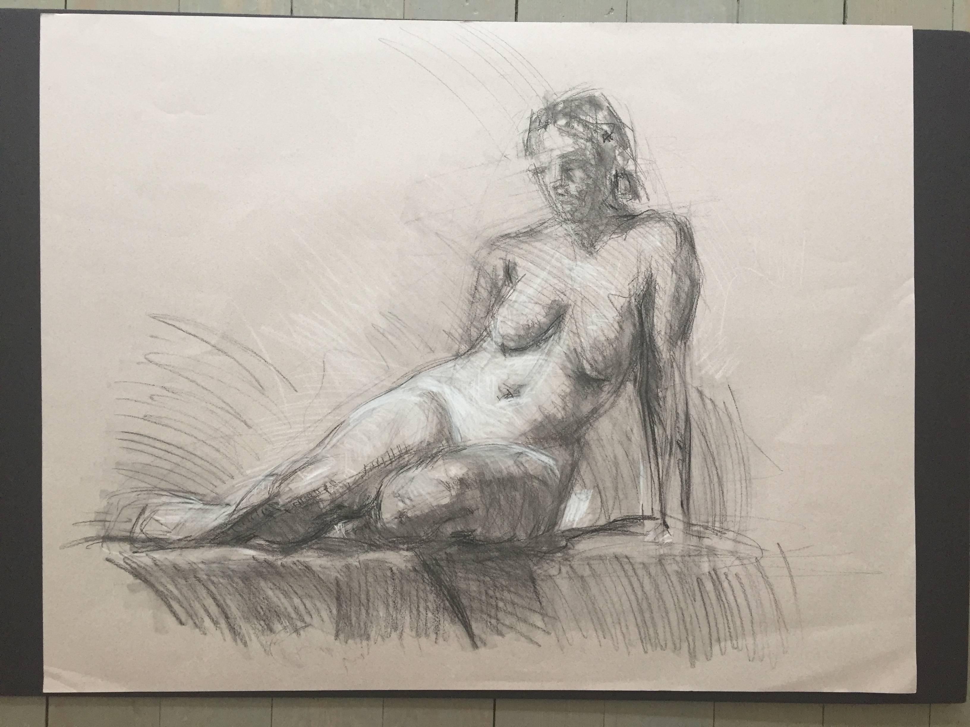 Nudeskizze Nr. 3 (Akademisch), Art, von Ben Fenske