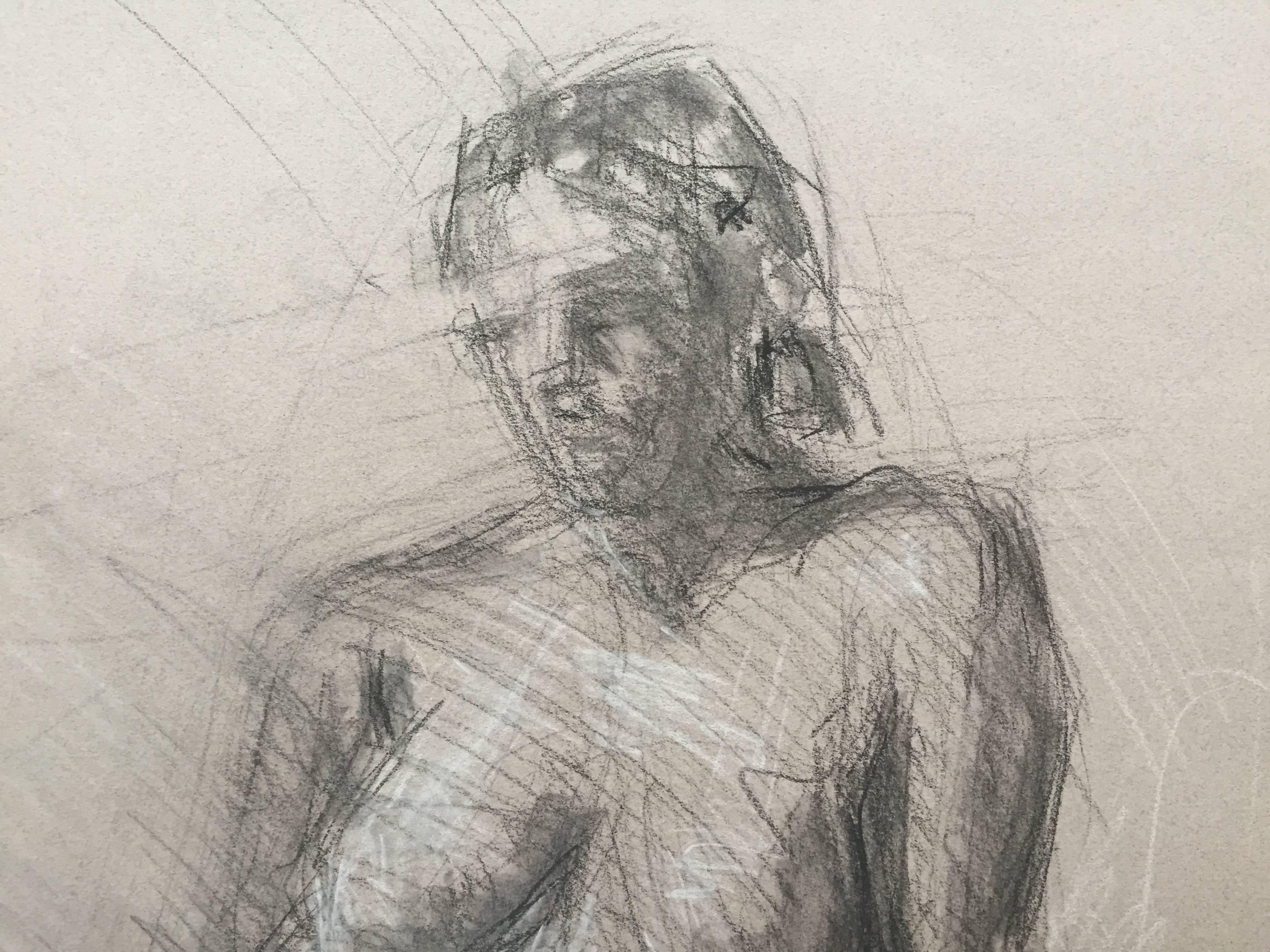 Croquis d'un nu n° 3 - Gris Nude par Ben Fenske