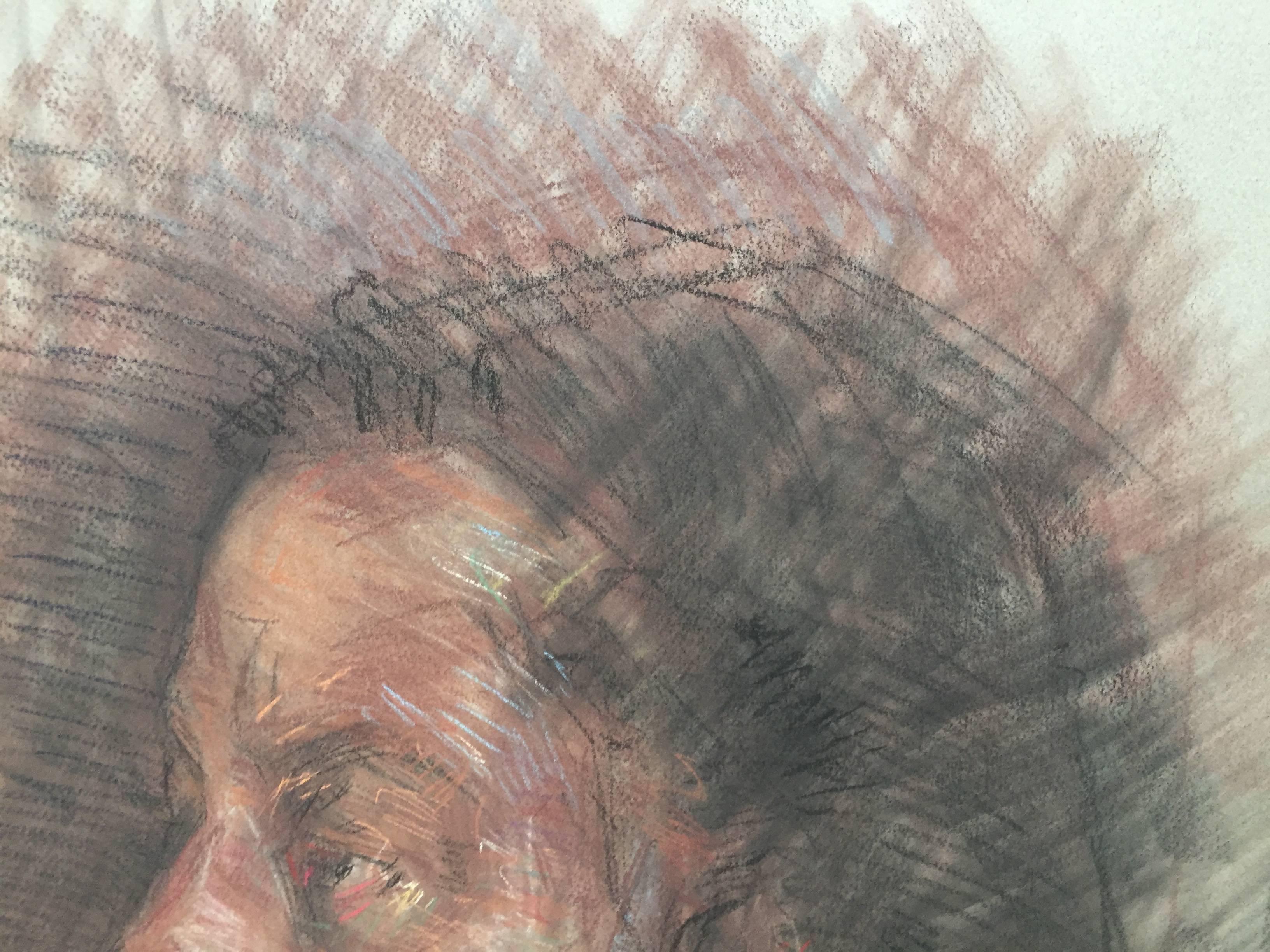 Portrait d'une tête d'homme, de profil, par BenFenske. L'artiste utilise une variété de couleurs pour transmettre une impression naturaliste.


Biographie de l'artiste
Ben Fenske (né en 1978), bien que natif du Minnesota, travaille et vit depuis