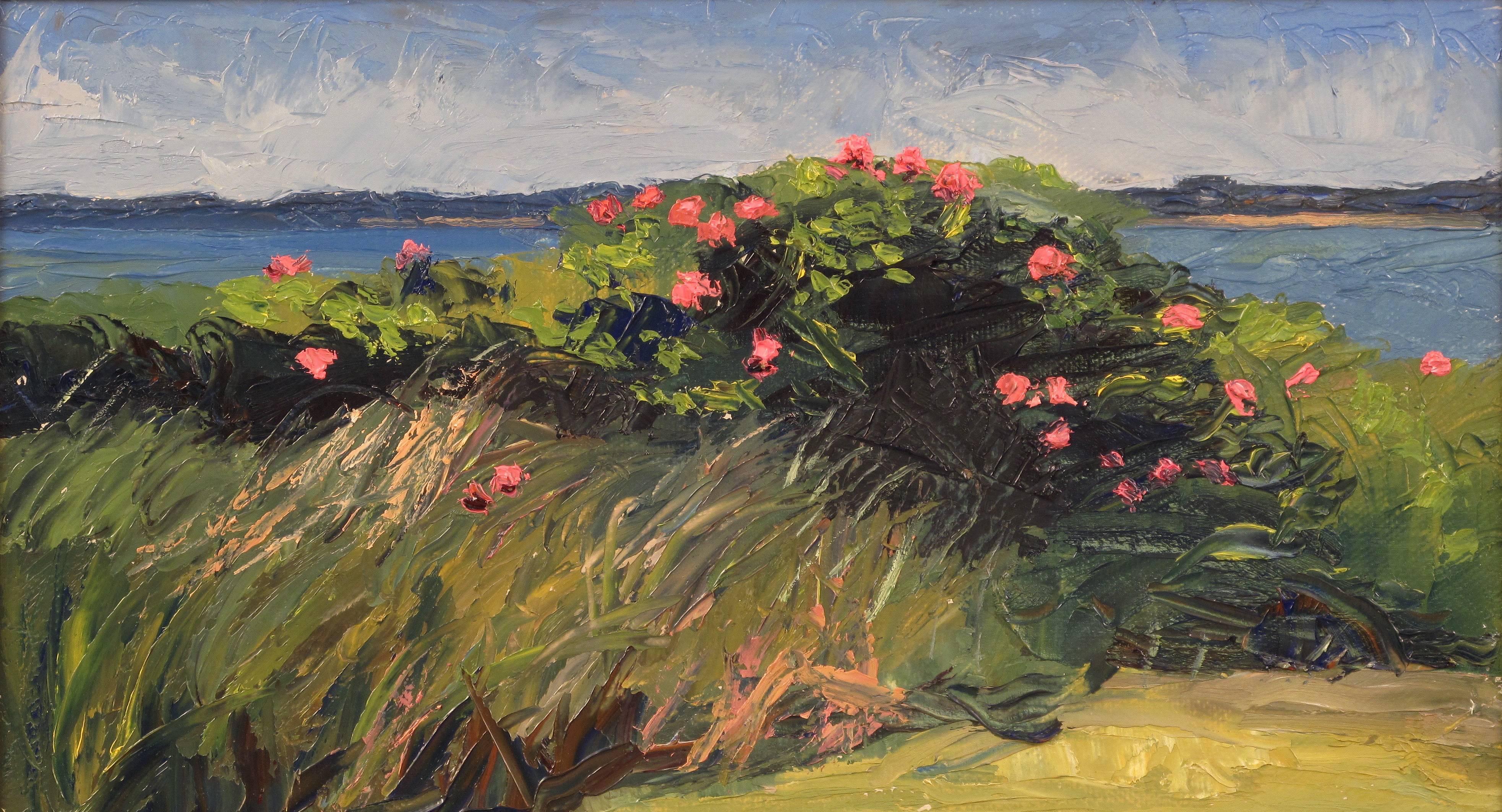 Nelson H. White Landscape Painting - The Wild Rose Bush No. 2