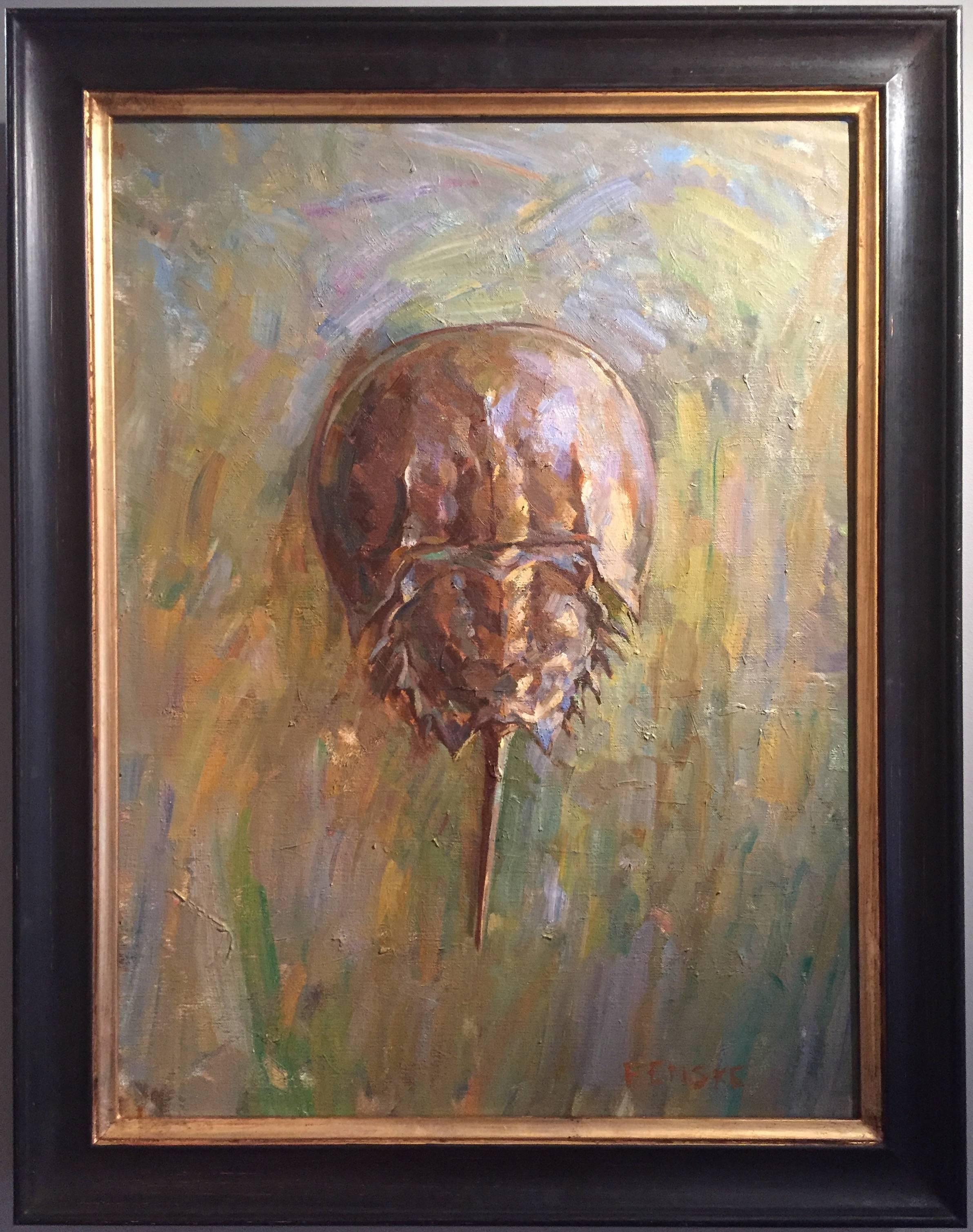 Horseshoe Crab - Painting by Ben Fenske