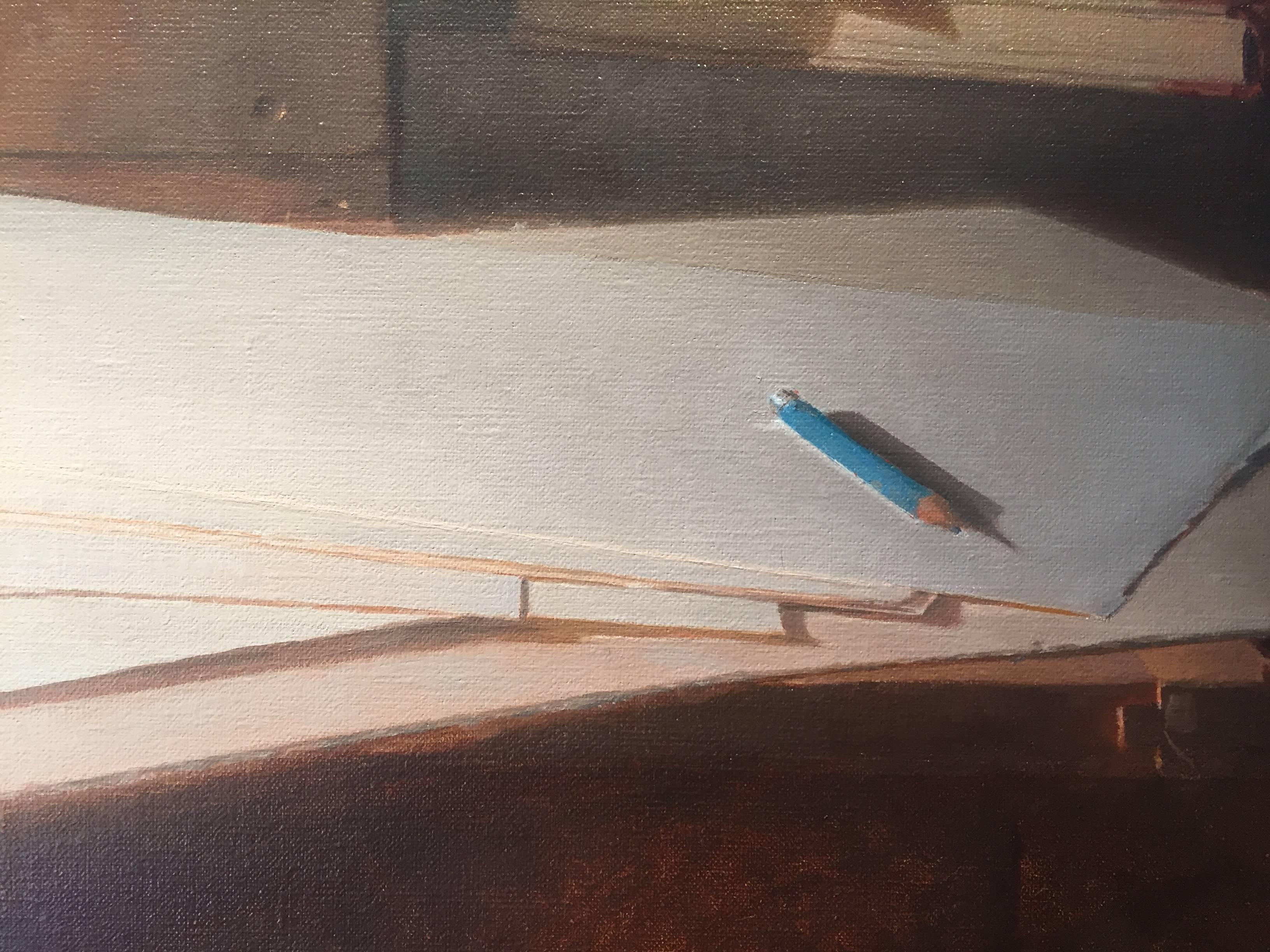 Carta con strumenti da disegno - Painting Realismo americano di Jacob Collins