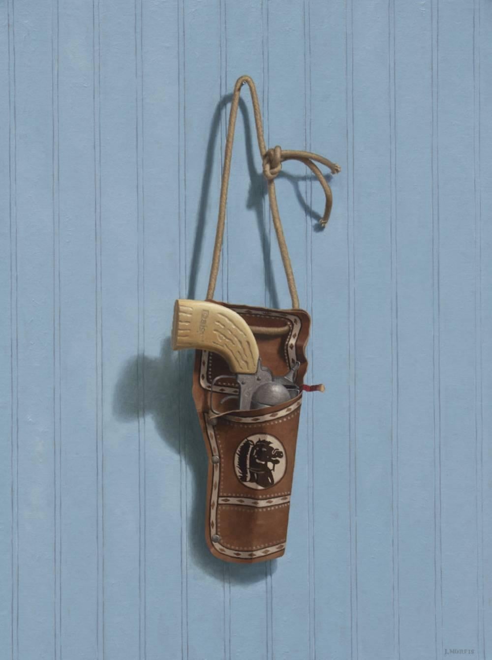 John Morfis Still-Life Painting - Toy Cap Gun